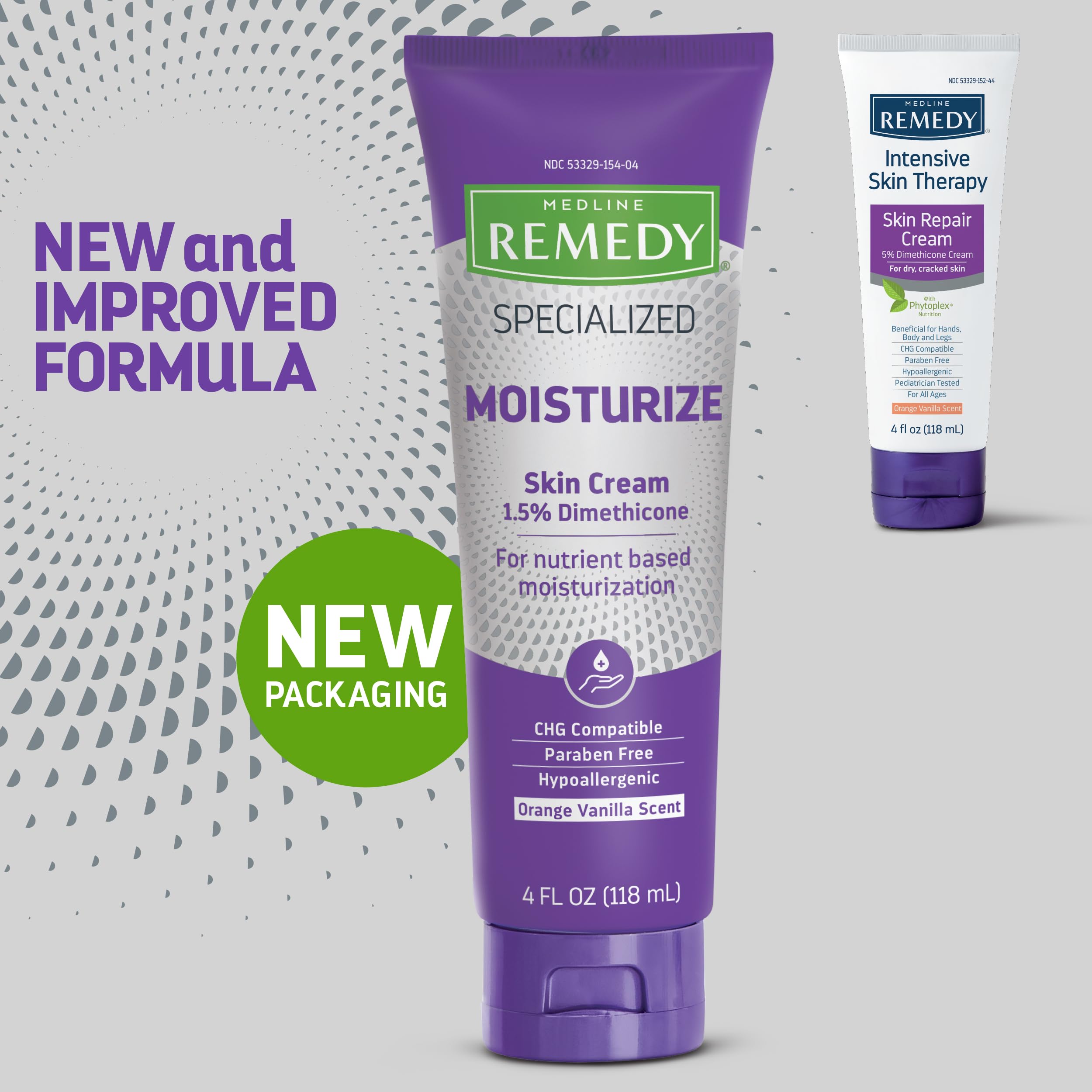 Medline Remedy Specialized Skin Cream, 4 oz., Hydrating and Nourishing Formula for Dry Skin