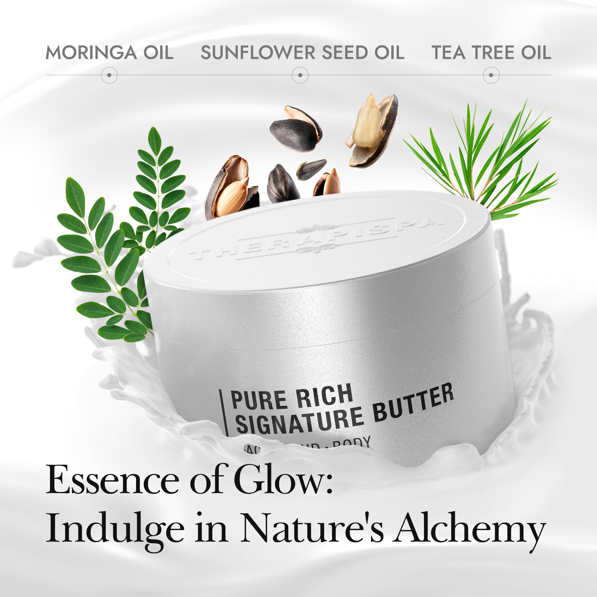 THERAPISPA Pure Rich Body Butter – Ultimate Moisture & Repair for Dry, Cracked Skin | Enriched with Shea Butter, Ceramides, Collagen, and Panthenol (B5) for Radiant, Healthy Skin (Phyto, 7 oz)