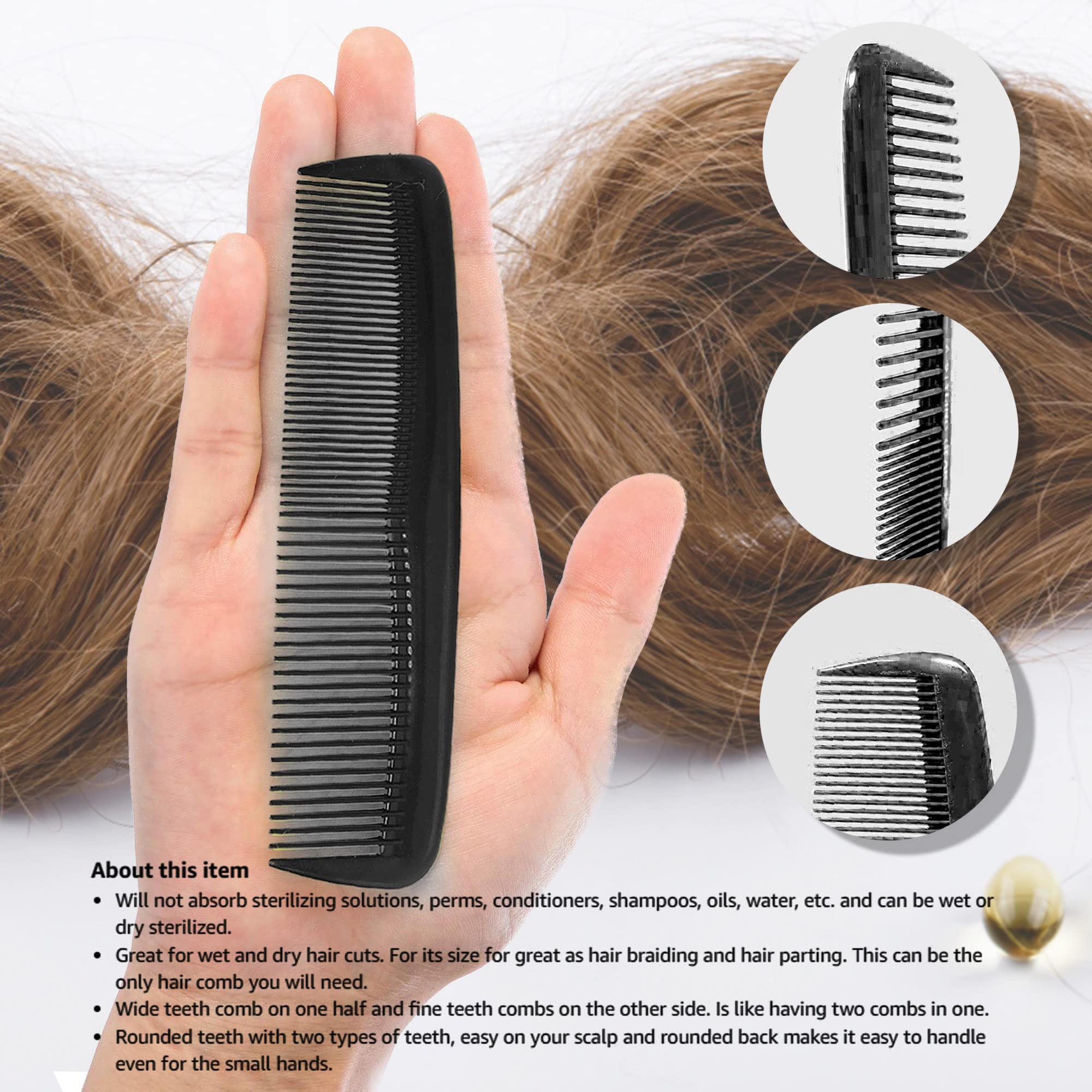 Hair Care 4-Pack Comb - Not Breakable
