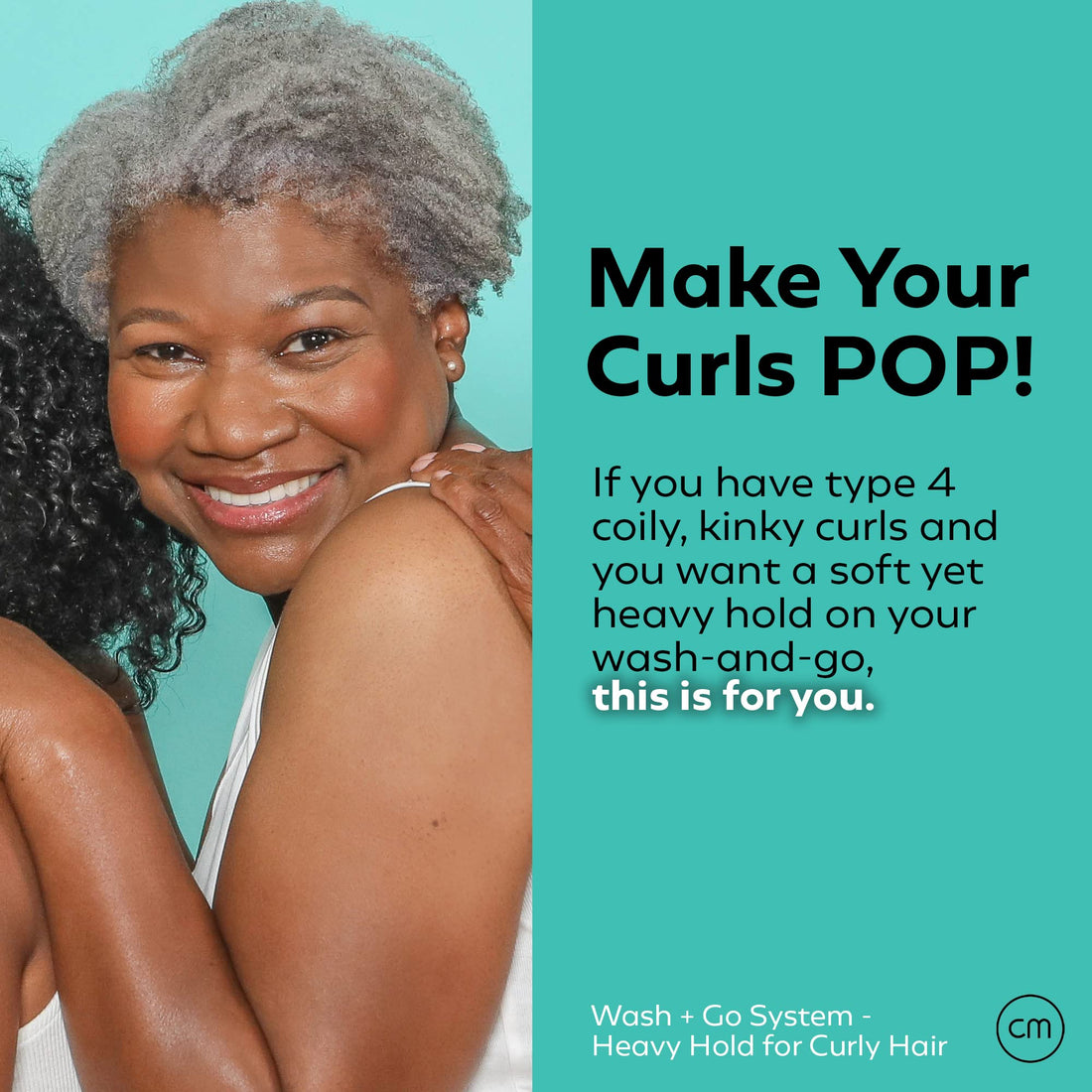 CurlMix Wash & Go System - Travel Size Sample Curly Hair Shampoo & Conditioner Set with Moisturizer & Flaxseed Gel - Fragrance Free - Heavy Hold