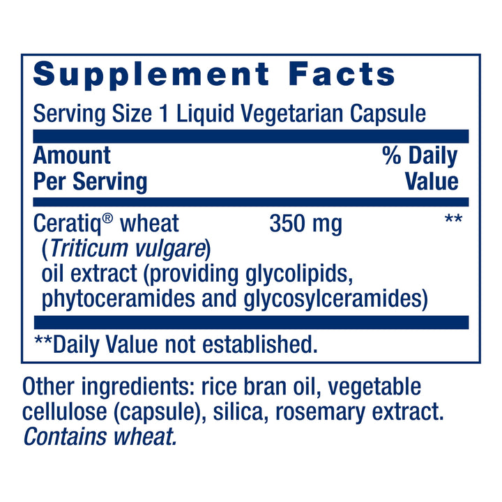 Life Extension Skin Restoring Ceramides - Promotes Hydration & Encourages Healthy Ceramide Levels in Skin - Once-Daily Oral Supplement - Non-GMO, Gluten-Free – 30 Liquid Vegetarian Capsules