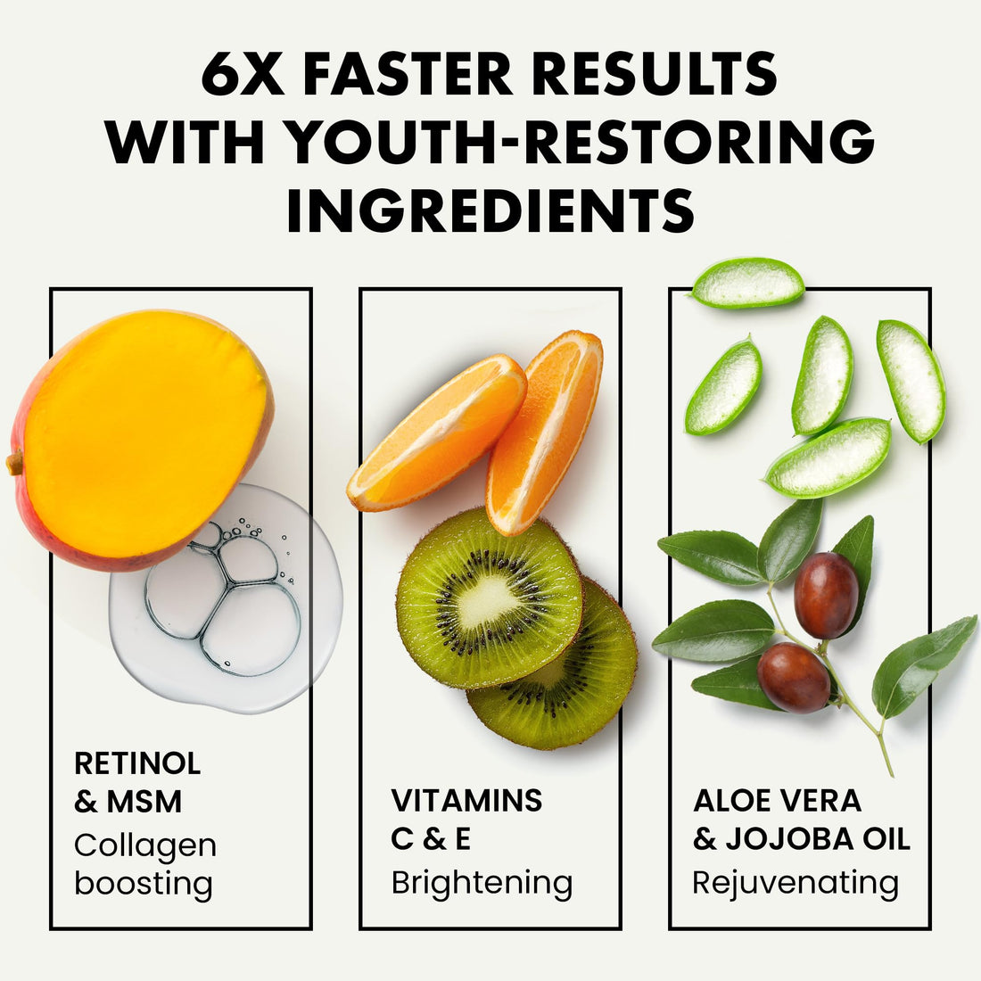 Eclat Skincare Face Serum Set - Vitamin C Serum for Radiance, Retinol Serum for Wrinkles