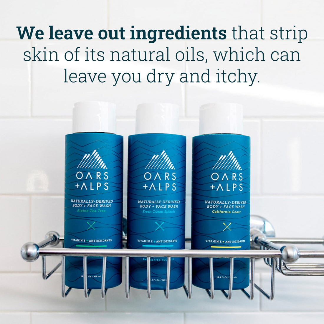 Oars + Alps Fresh Ocean Splash Body Wash 3pk