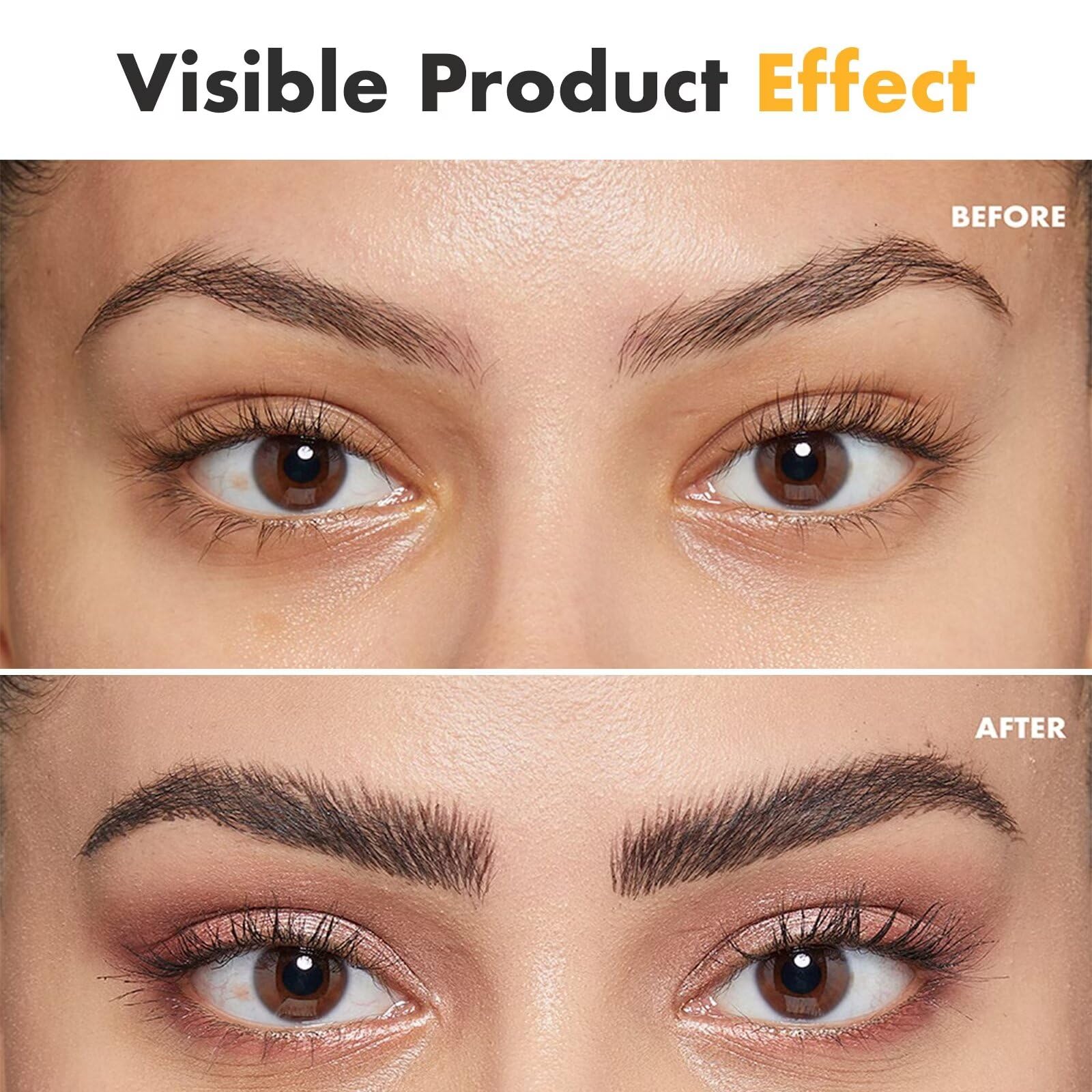 3 IN 1 Eyebrow Gel Kit With 2 Eyebrow Brushs,High Pigment,Waterproof,Long Wearing, Eyebrow Pomade For All Skin Tones, #08 auburn