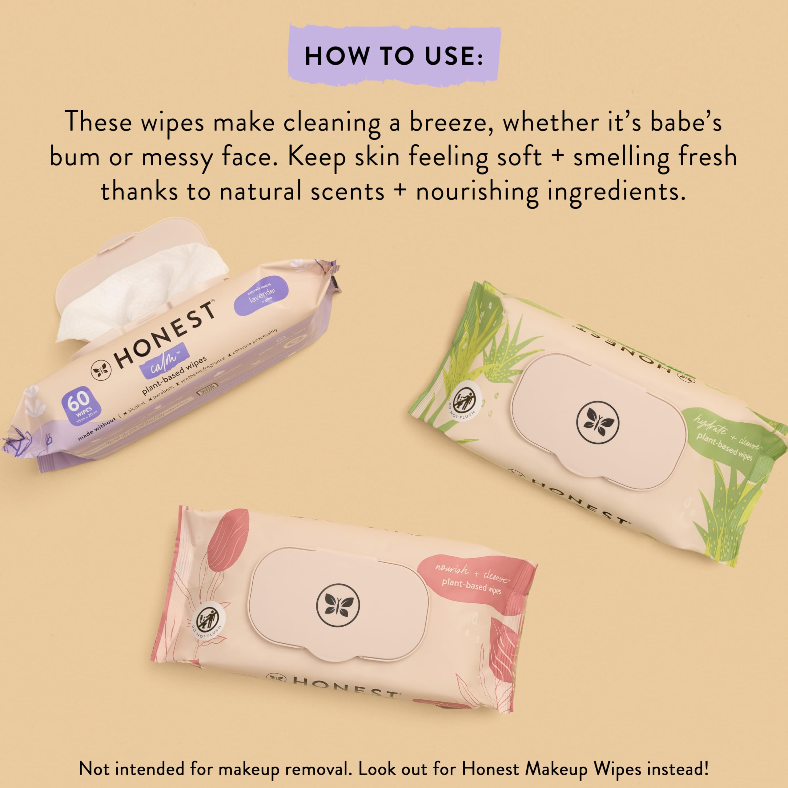 The Honest Company Hydrate + Cleanse Naturally Scented Wipes | Cleansing Multi-Tasking Wipes | 99% Water, Plant Based, Hypoallergenic | Aloe + Cucumber, 240 Count