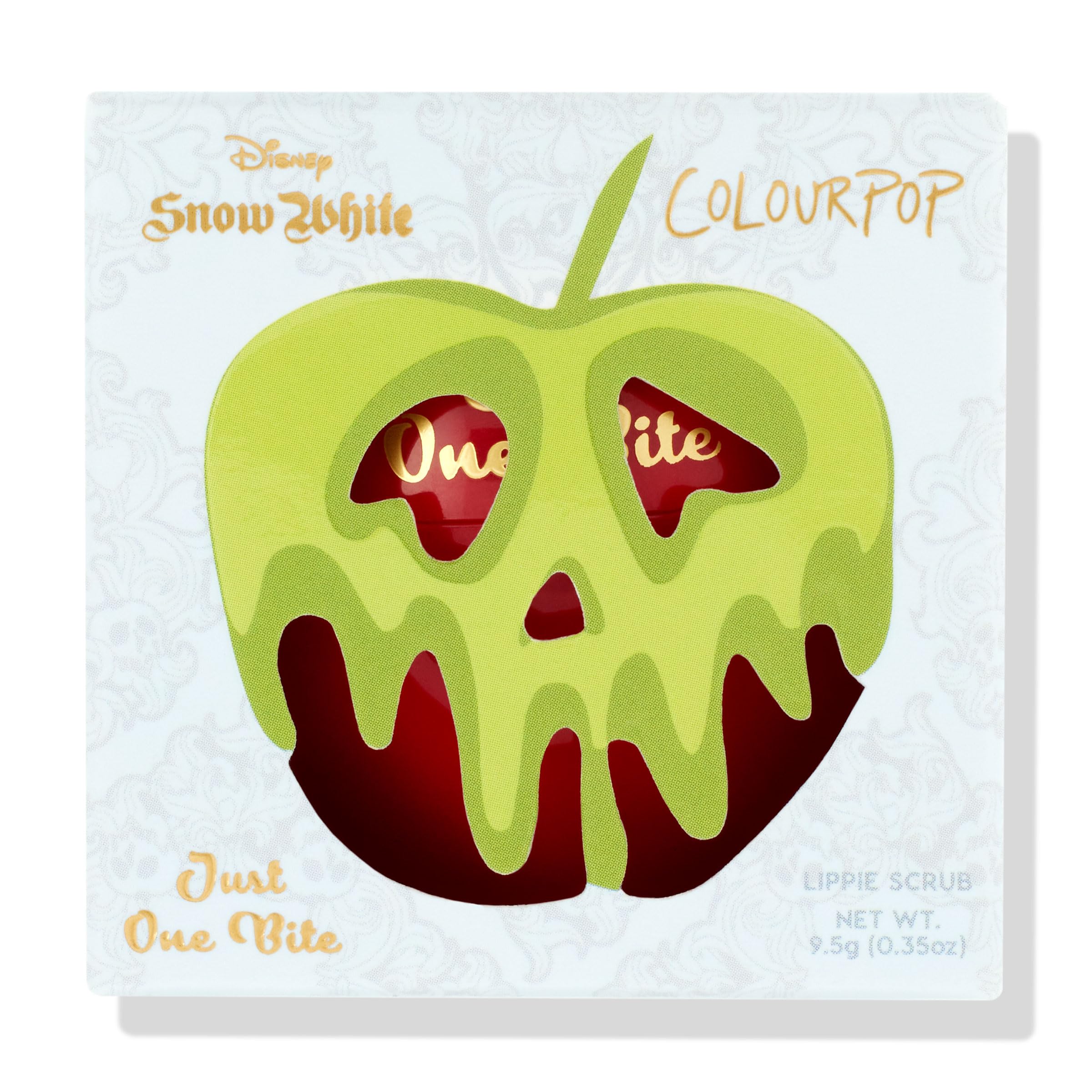 ColourPop x Snow White Apple Lip Scrub - Limited Edition Exfoliating Lip Scrub to Nourish & Soften Skin - Enriched with a Delicious Red Apple Flavor - Just One Bite (0.35 oz)