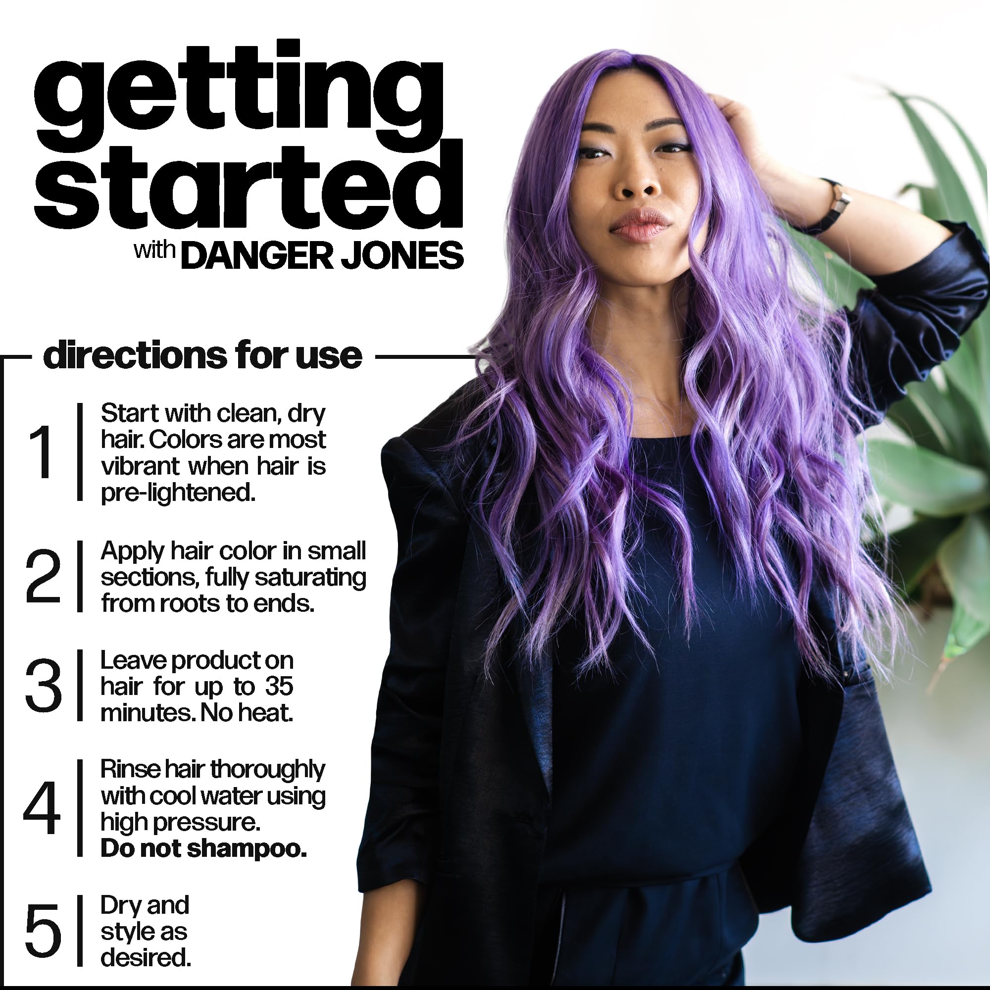 Danger Jones Semi-Permanent Hair Color (Masquerade - Purple)