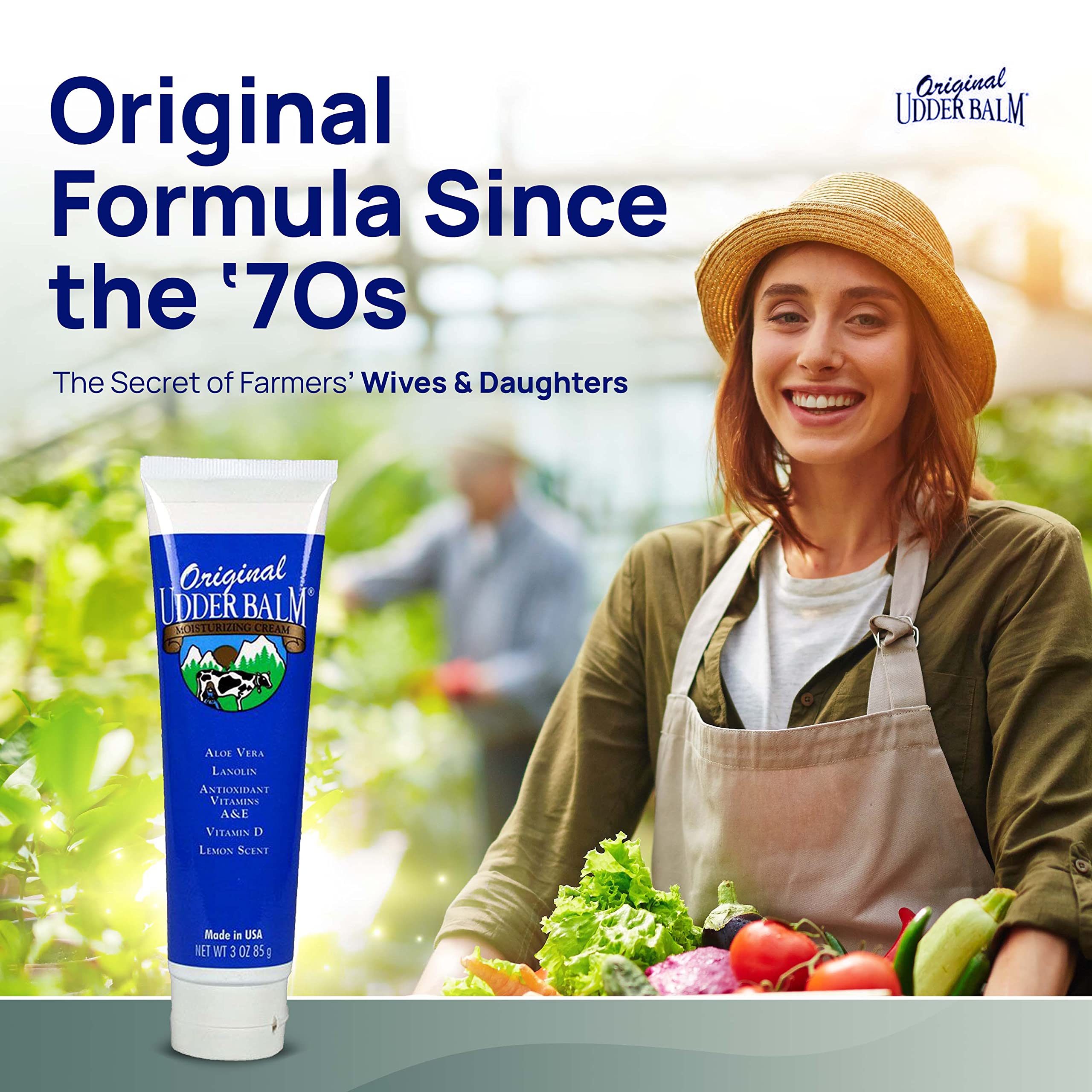 Original Udder Balm Moisturizing Cream 3oz Tube
