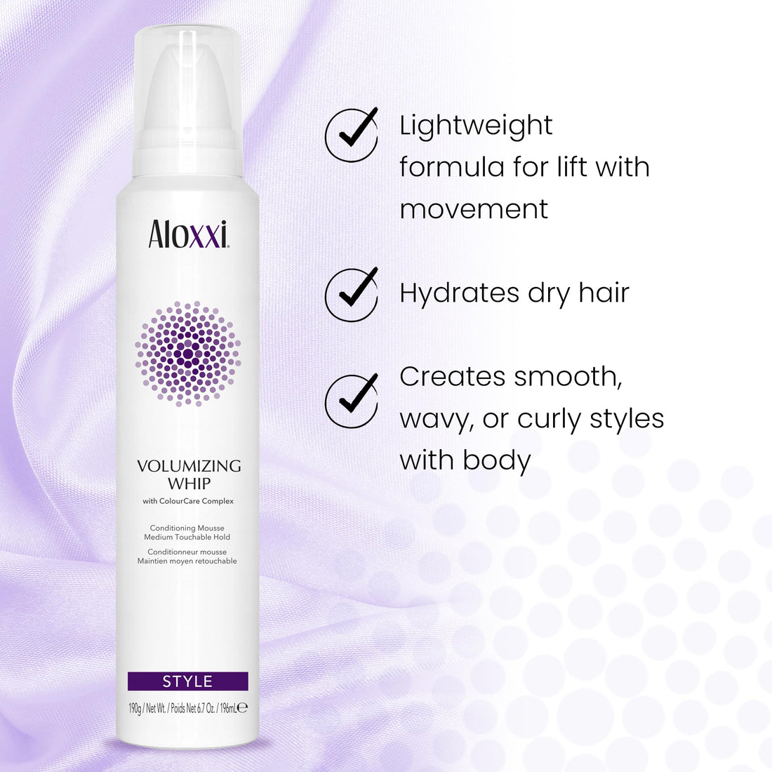 Aloxxi Volumizing Whip, 6.7 Oz.