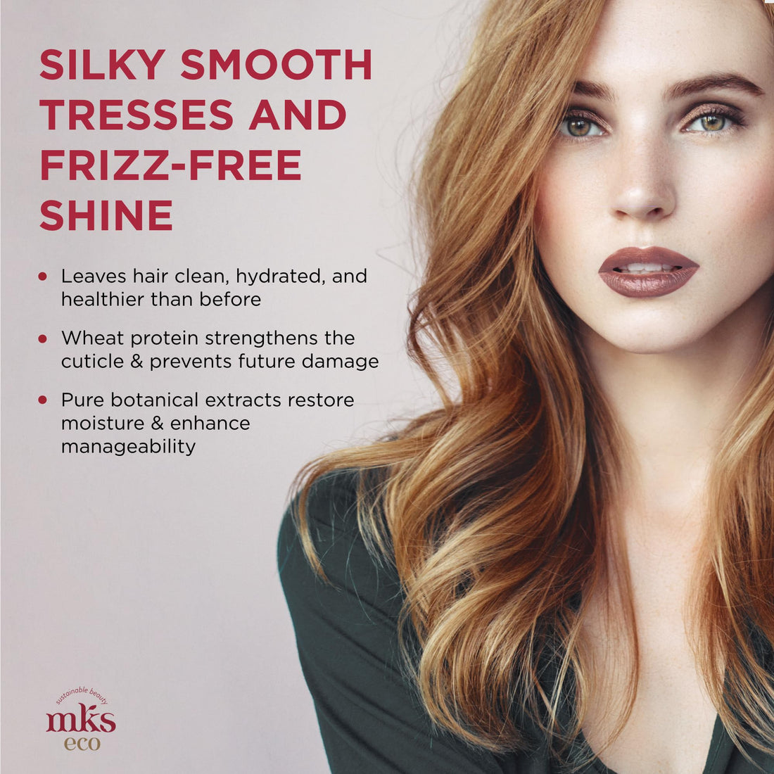 MKS eco Nourish Shampoo, Original Scent (10 fl oz) + MKS eco Hydrate Conditioner, Original Scent (10 fl oz) - Moroccan Argan Oil, Hemp Seed Oil - Vegan, Cruelty Free