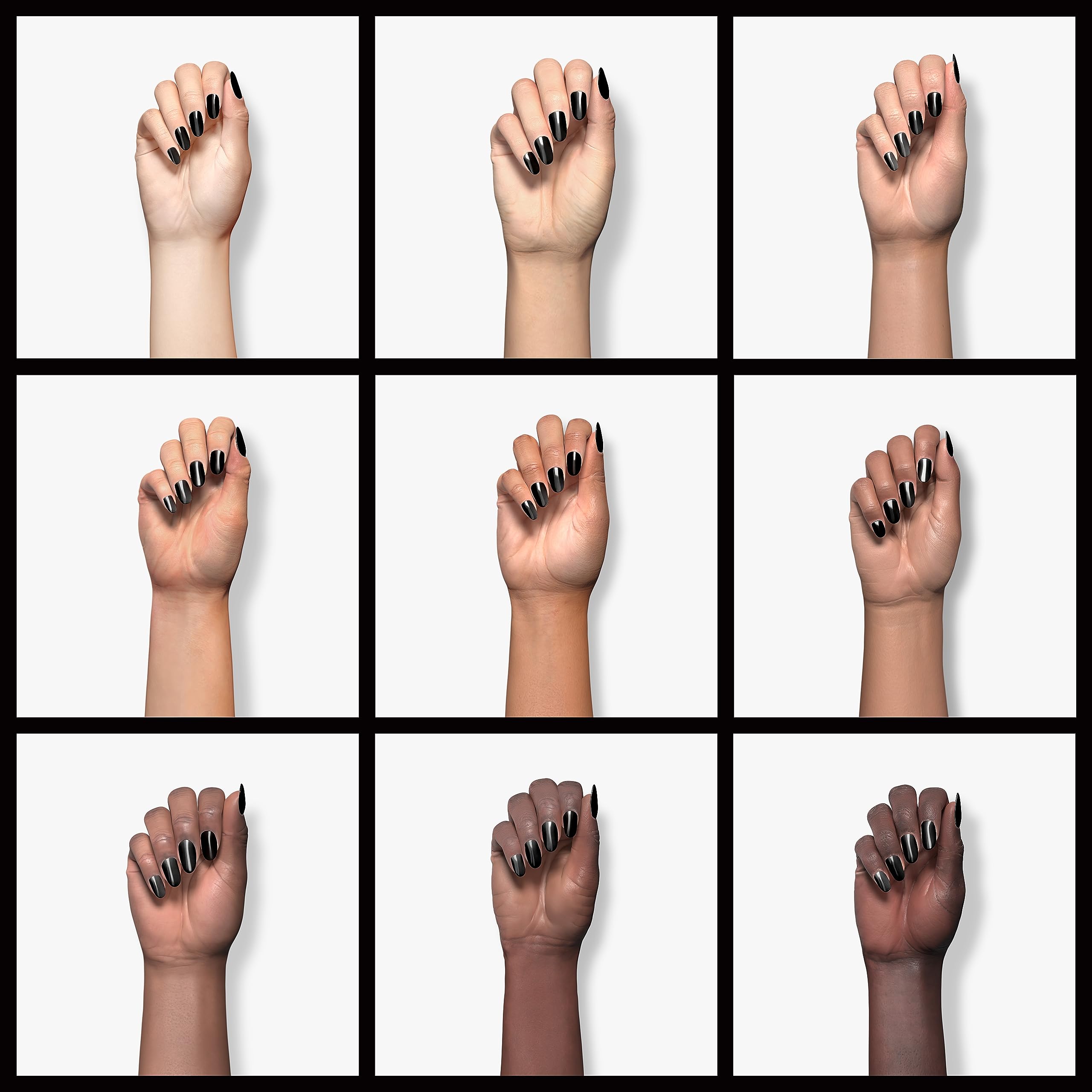 wet n wild Nail Polish Wild Shine, Black Crème, Nail Color