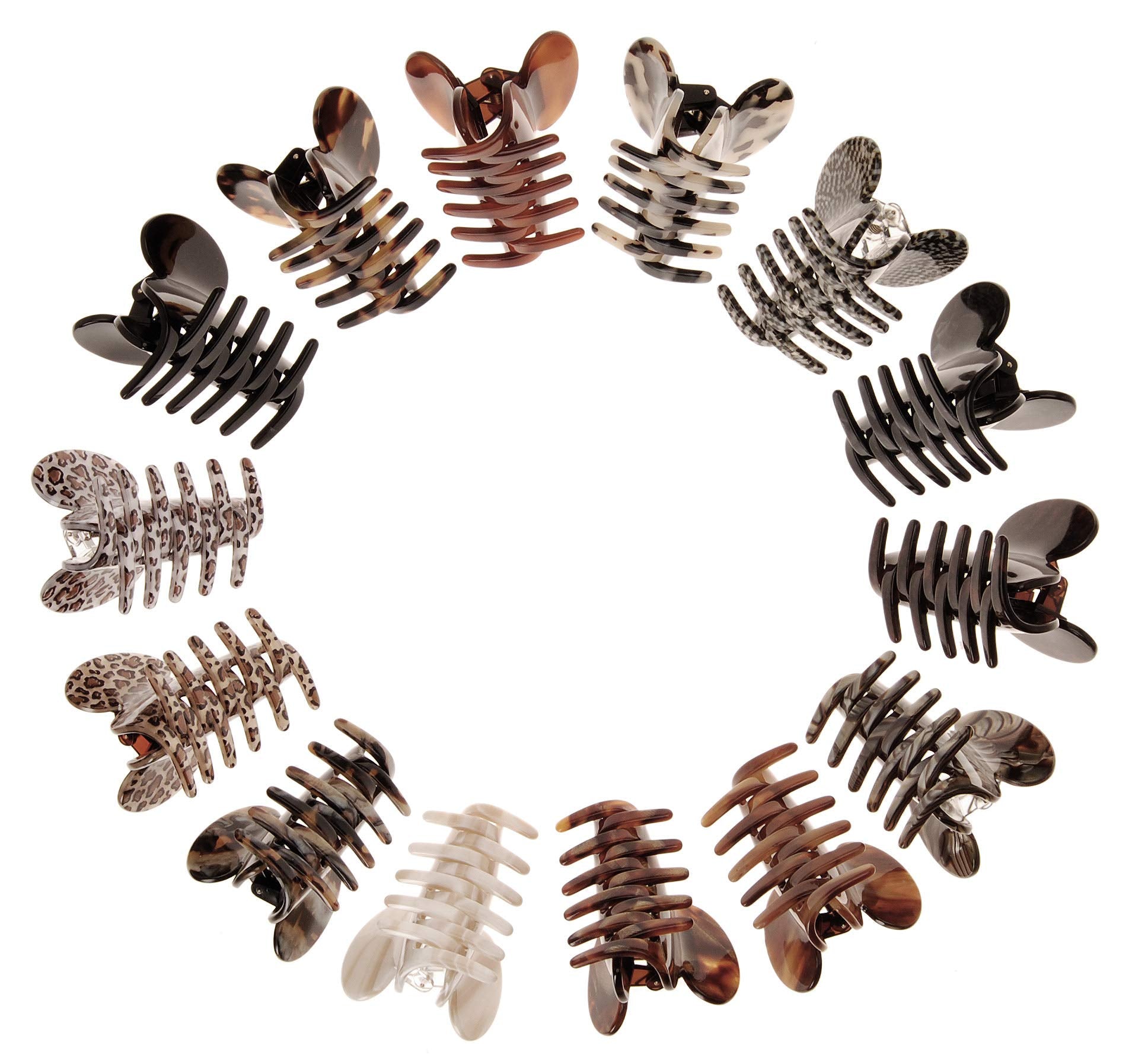 France Luxe Small Couture Jaw - Nacro Black by France Luxe