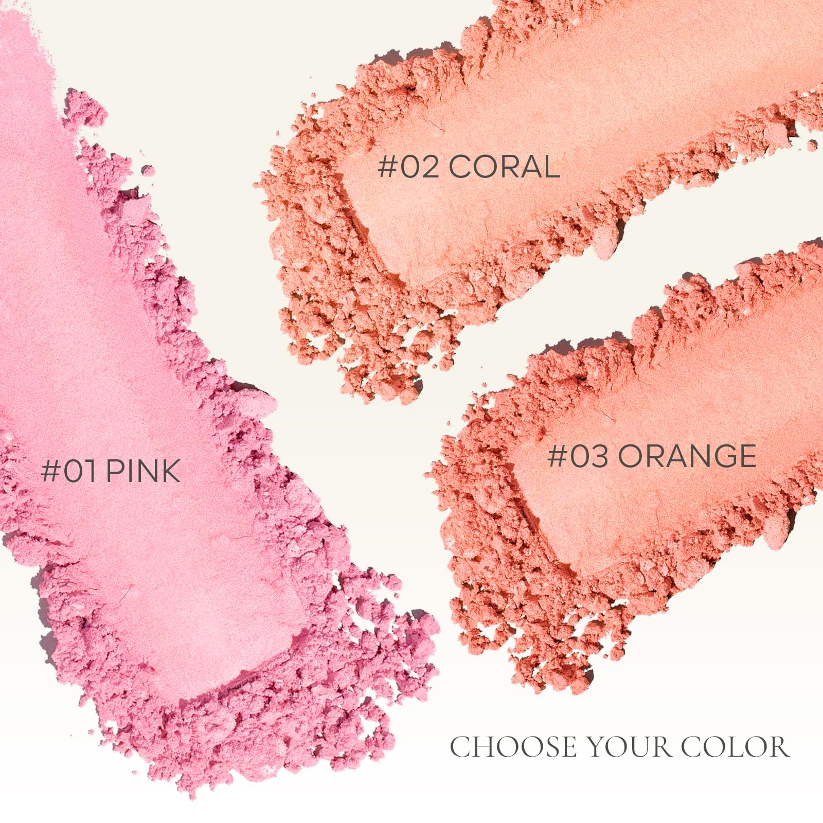 KYDA Pink Baked Blush, Pink Glow Powder for Blush and Highlighter, High Glossy Finish, Lightweight Blendable Shimmer Blusher, Multiuse Baked Powder, 0.53 oz