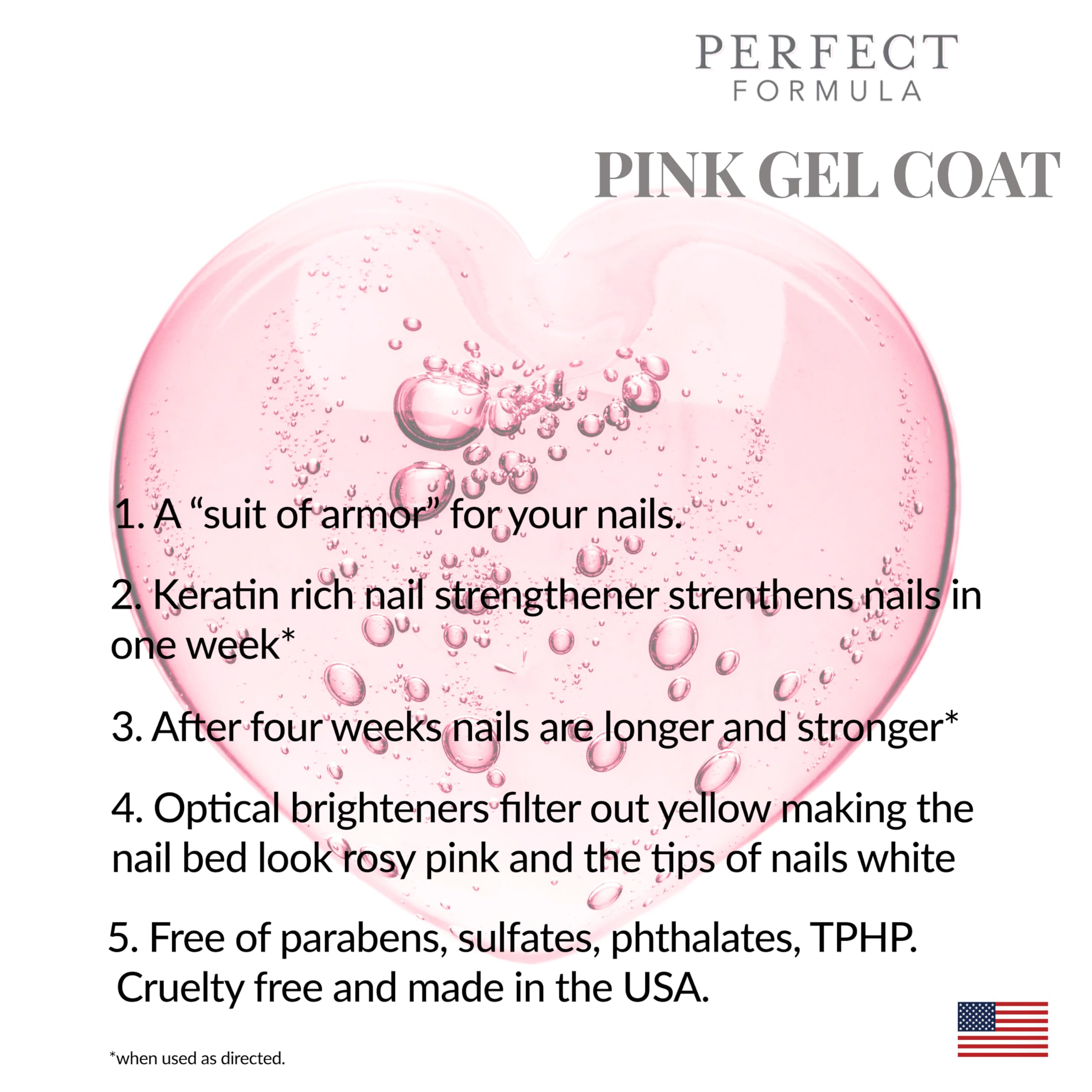 Perfect Formula Pink Gel Coat 0.6 oz