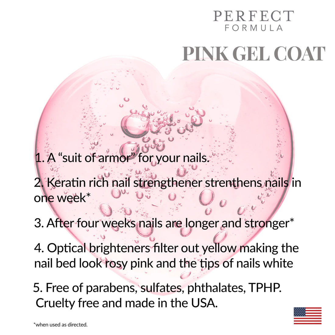 Perfect Formula Pink Gel Coat 0.6 oz