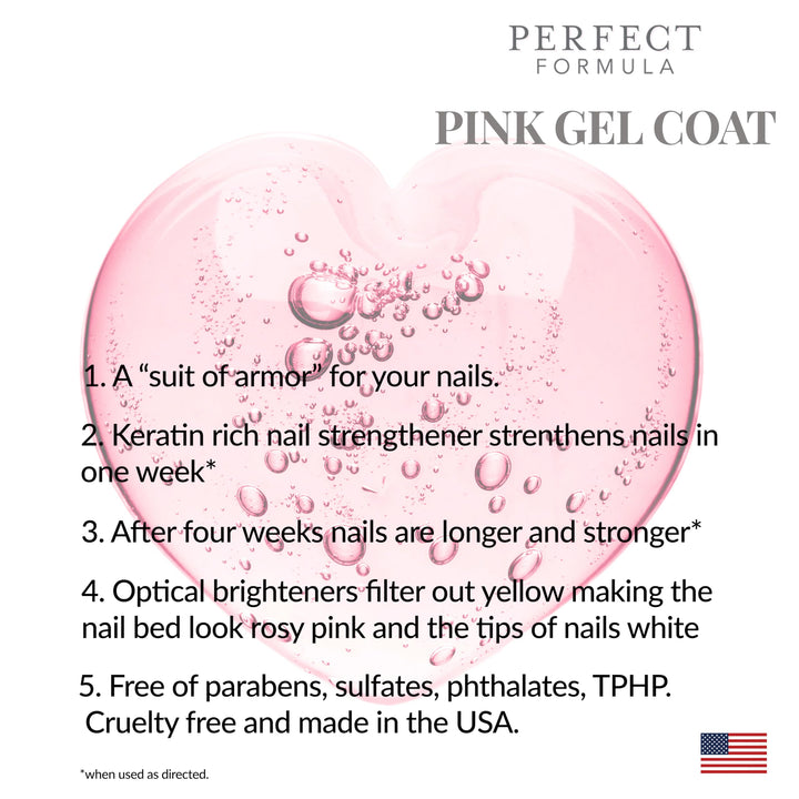 Perfect Formula Pink Gel Coat 0.6 oz