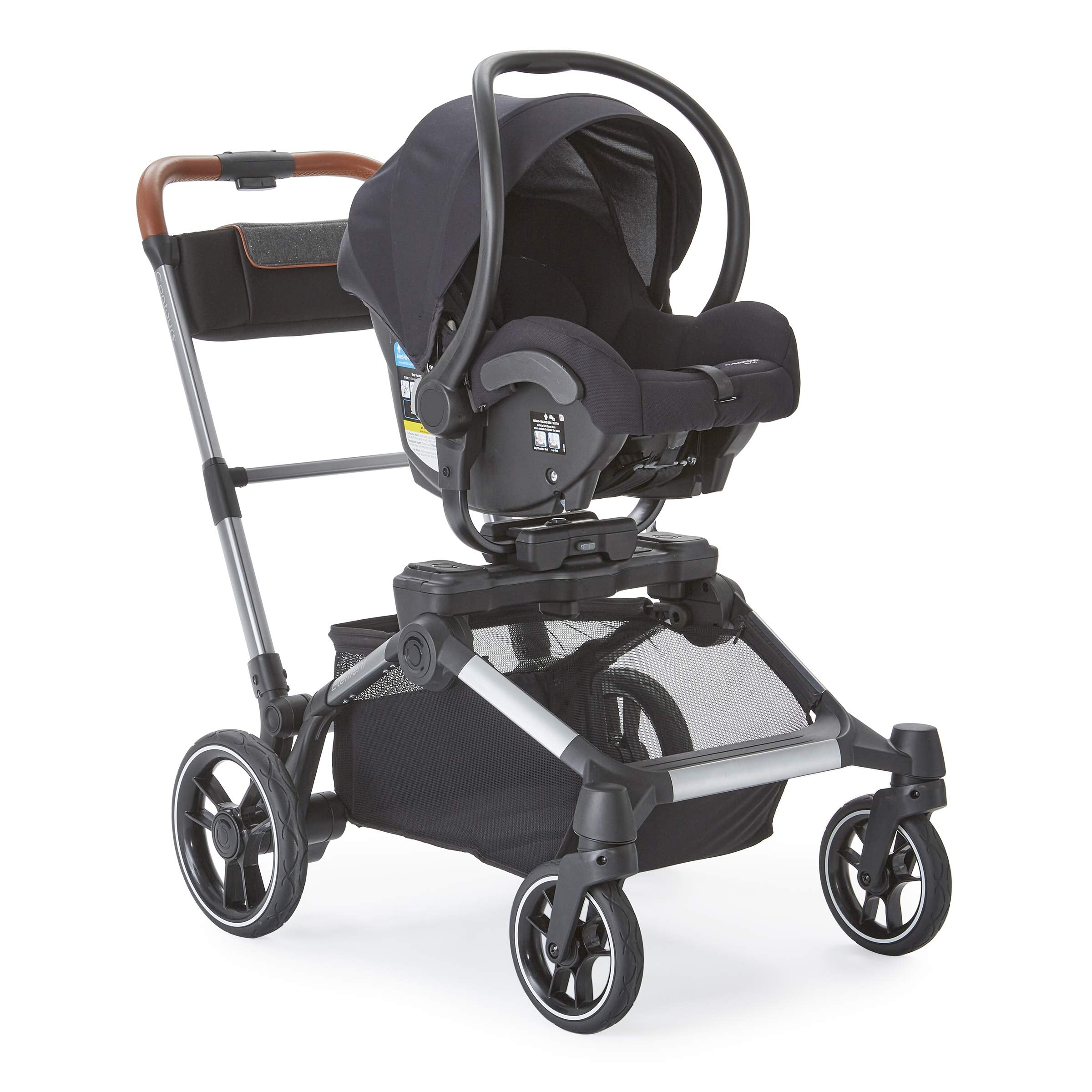 Contours Infant Car Seat Adapter Accessory, Exclusive Compatibility with Element Baby Stroller, Fits Select Cybex, Maxi-COSI and Nuna Models, Check Compatibility Prior to Purchase, Black