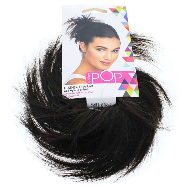 Hairdo Pop Feather Wrap - R6 Dark Chocolate for Women - 1 Pc Hair Wrap