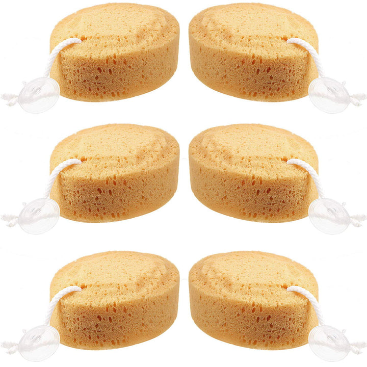 6 Pieces Foam Body Sponge Soft Exfoliating Bath Sponge Shower Sponge Body Scrubber for Adults and Kids Body Cleansing Supplies, 5.5 Inch