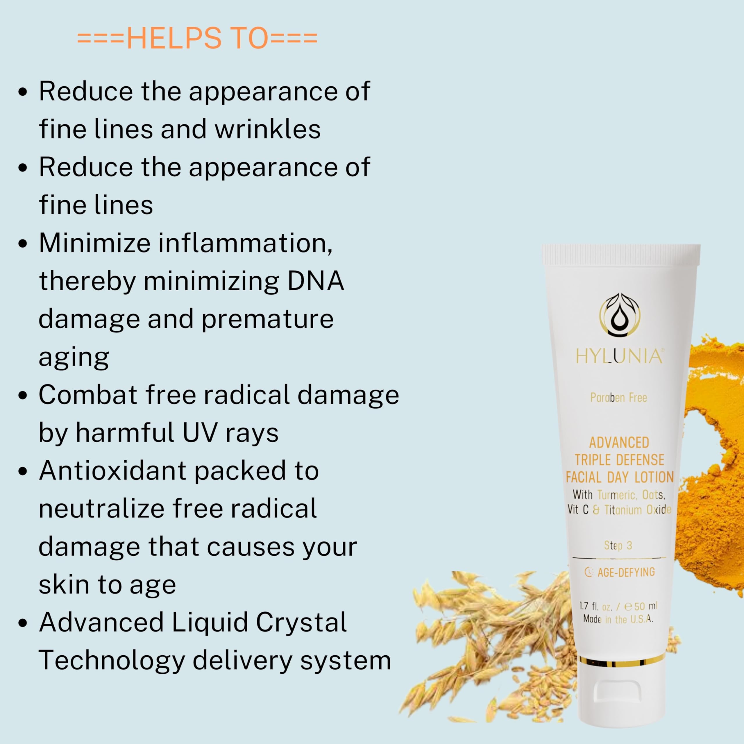 Hylunia Facial Day Lotion 1.7 fl oz