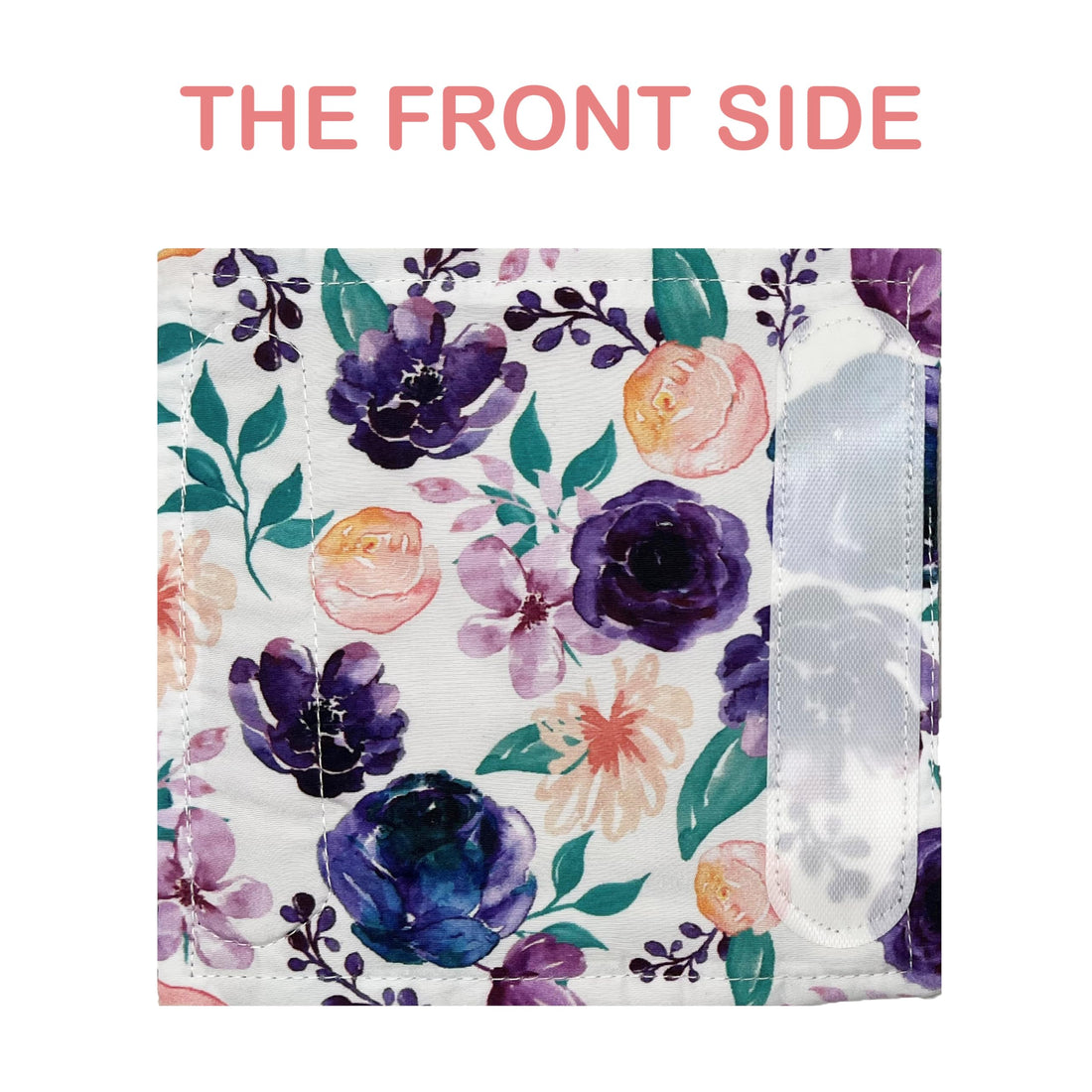 Baby Car Seat Neck Cover, Car Seat Strap Cover, Seat Belt Cushions Pads, Shoulder Strap Protectors, Reversible Pram Harness Covers in Minky Floral, Baby Neck Pad Protector