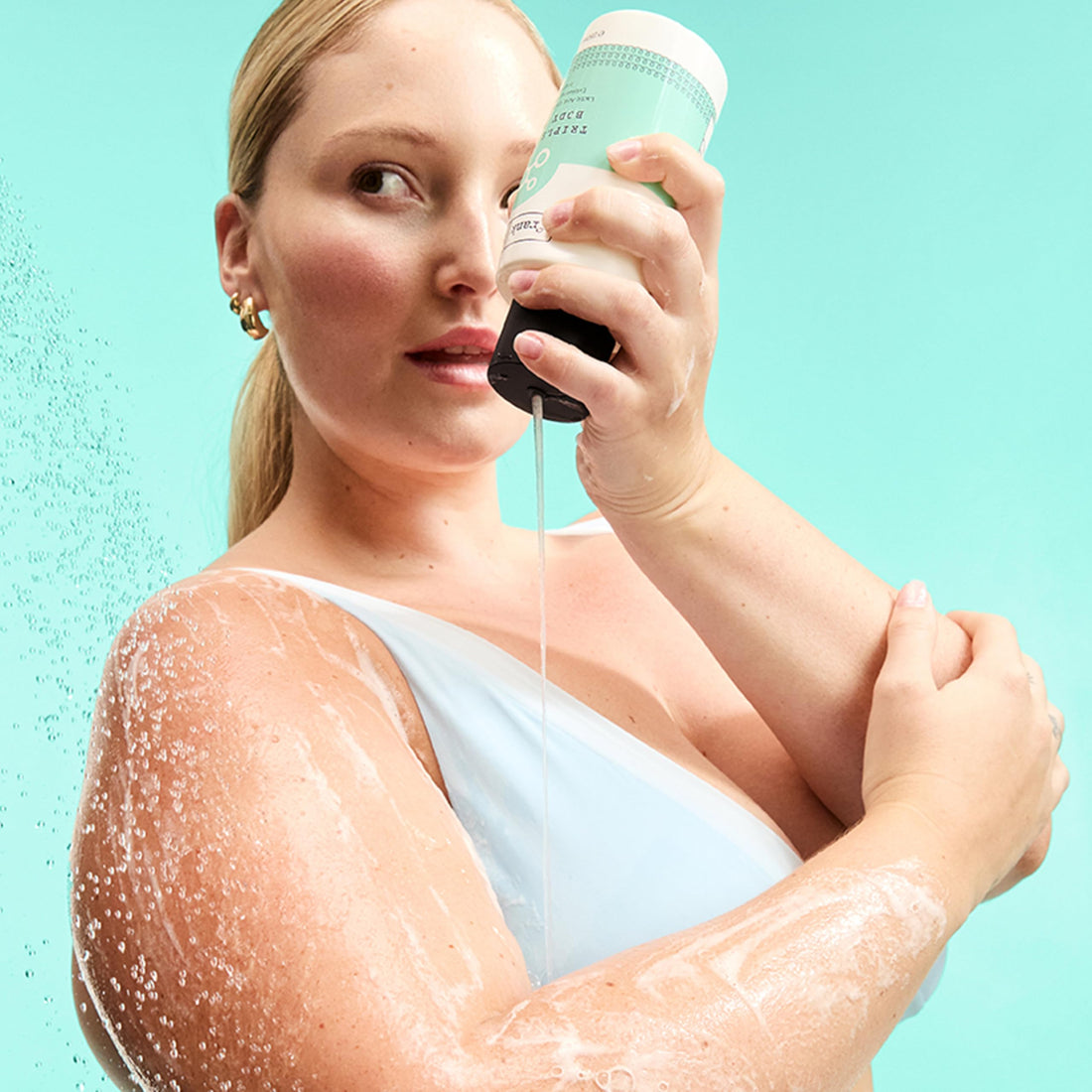 frank body Triple Acid Body Wash | Vegan, Cruelty Free Exfoliating Body Wash | Made with Glycolic Acid & Lactic Acid To Tackle Body Acne & Breakouts | 8.45 fl oz / 250 mL