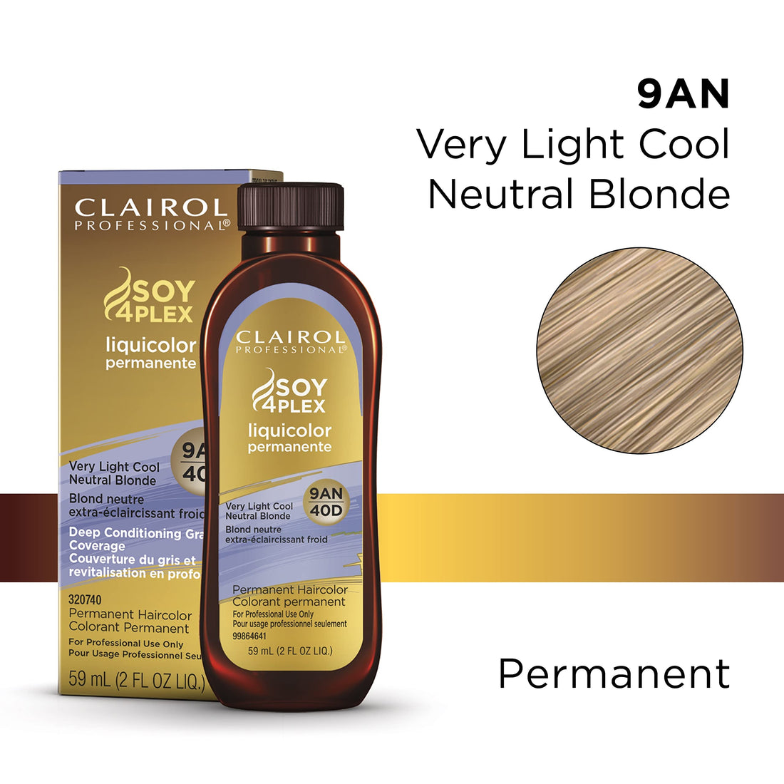 Clairol Professional Liquicolor for Permanent Hair Color Blonde Shades