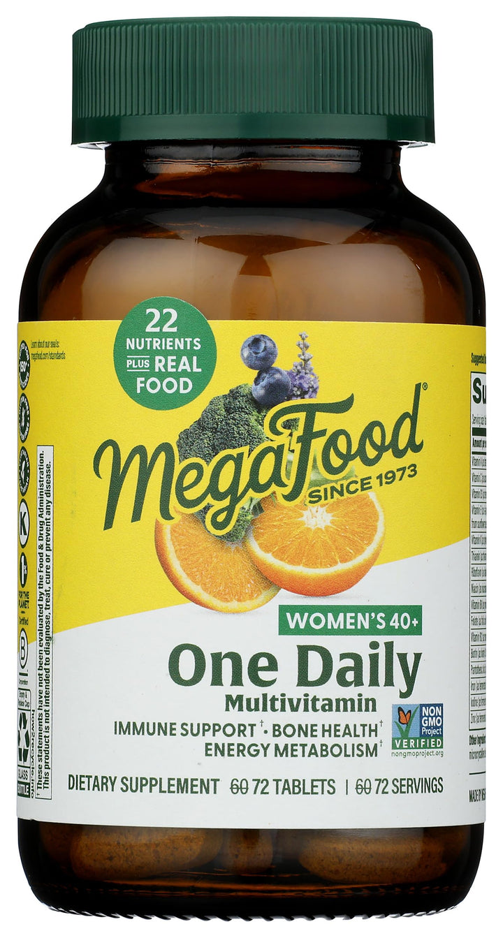 MEGAFOOD Women's 40+ One Daily Multivitamin Tablets, 72 CT