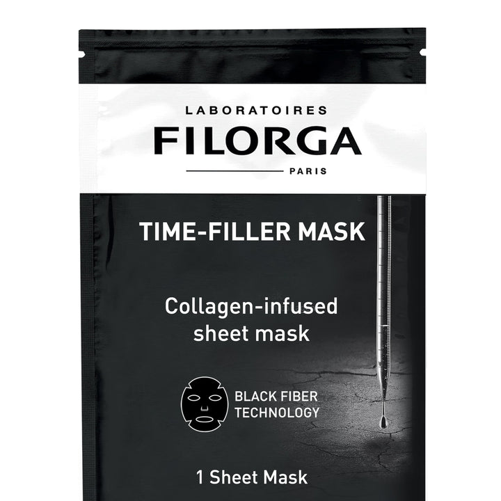 Filorga Time-Filler Super Smoothing Black Mask for Unisex - 0.811 oz Mask