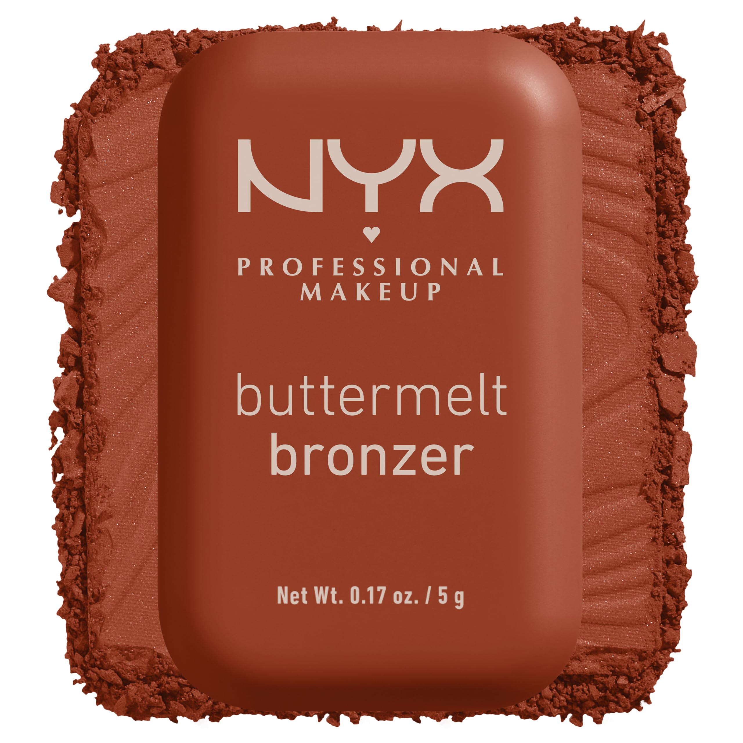 NYX PROFESSIONAL MAKEUP Matte Buttermelt Bronzer, Longwear Face Makeup with Up to 12 Hours of Wear, Vegan Formula - Butta Match