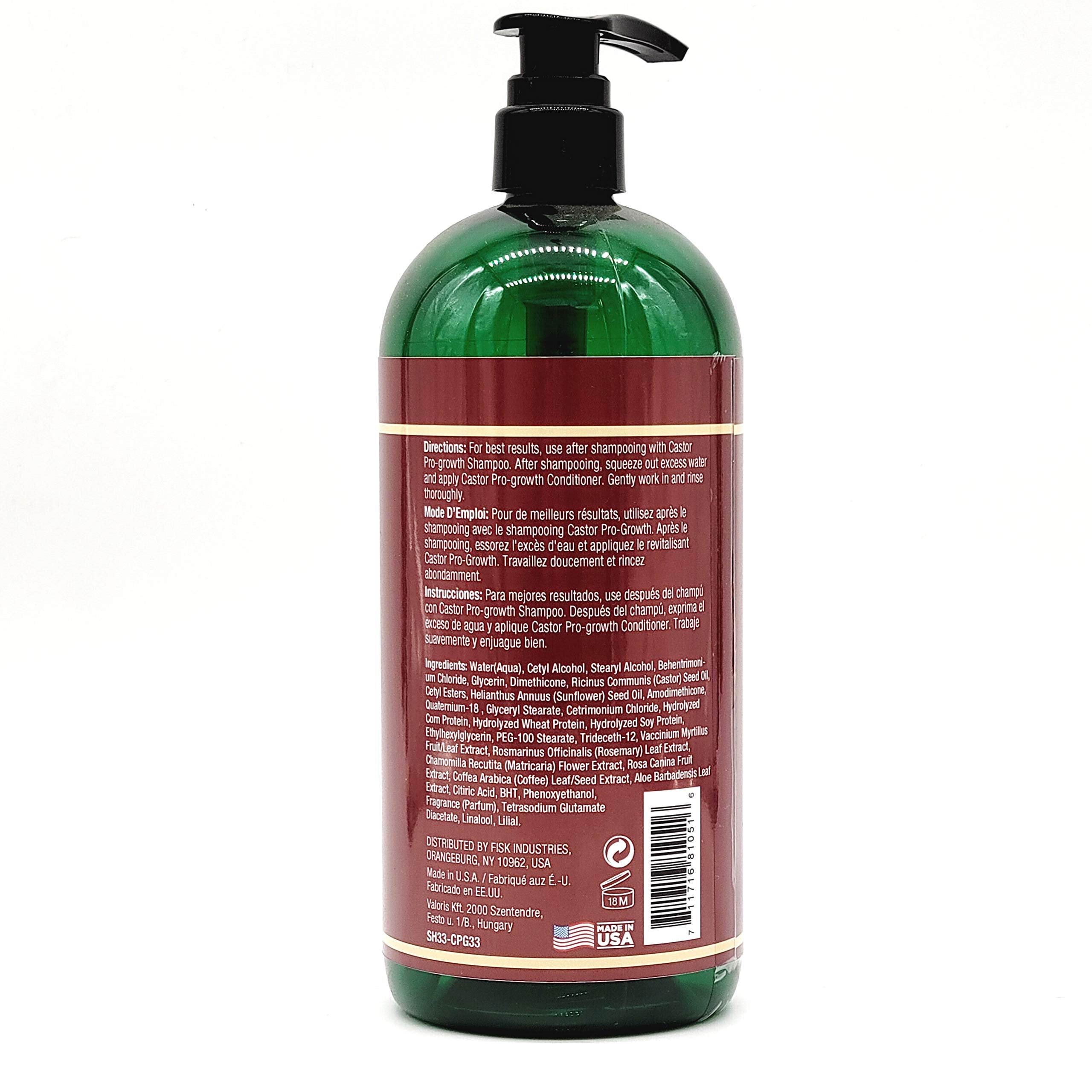 Difeel Castor Pro-Growth Conditioner 33.8 oz.