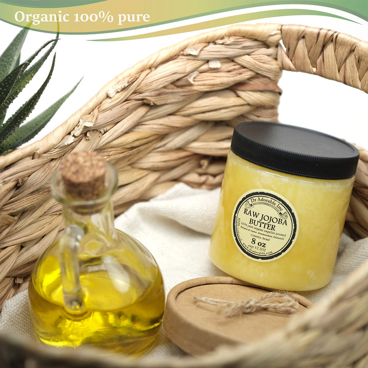 Dr Adorable - 8 oz - Jojoba Butter - Pure Natural Organic Premium Raw