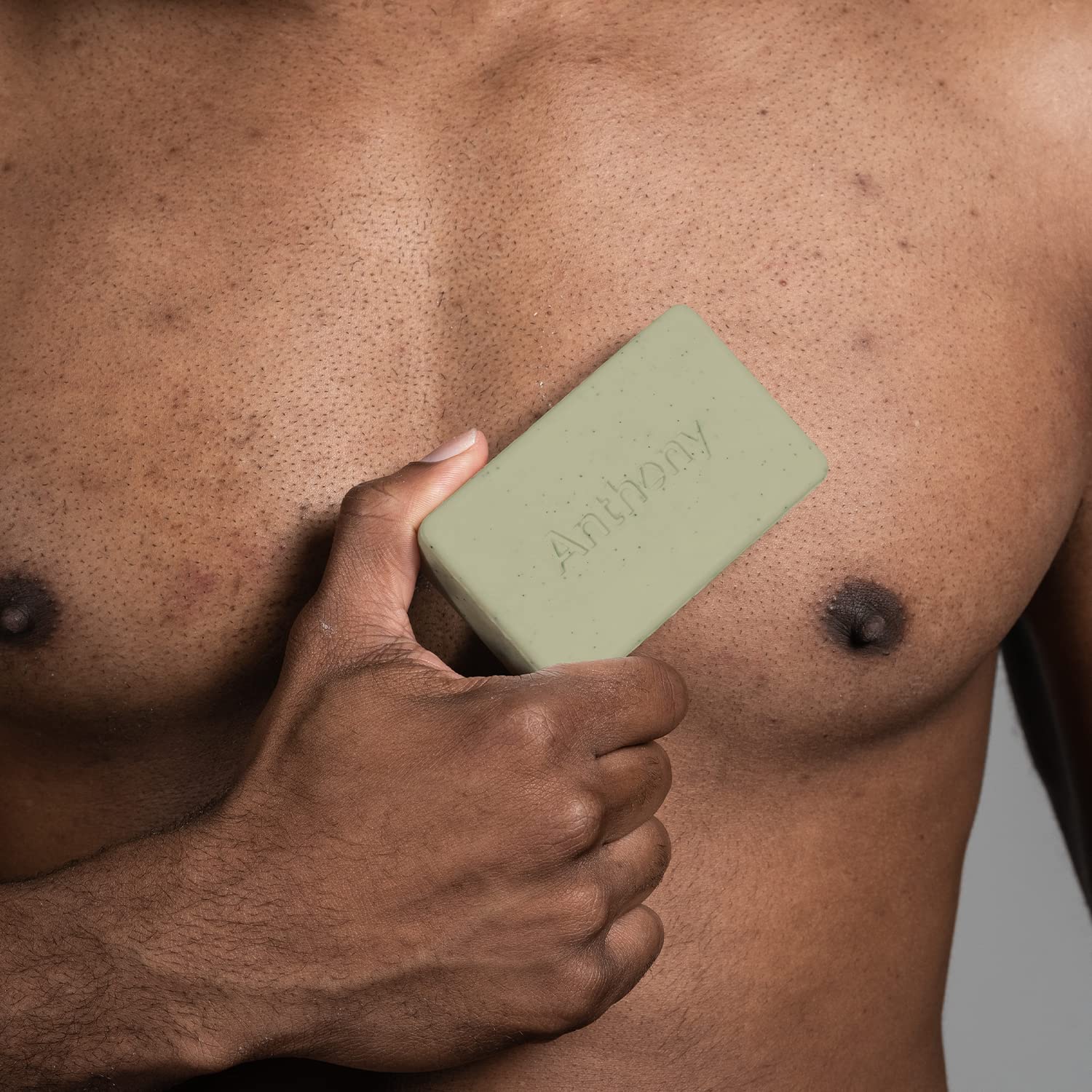 Anthony Men's Buff It Hydrating Soap Bar, 5 Oz - Enriched with Jojoba Beads, Aloe Extract, Avocado & Coconut Oils for Hydrating & Nourishing Body Skin