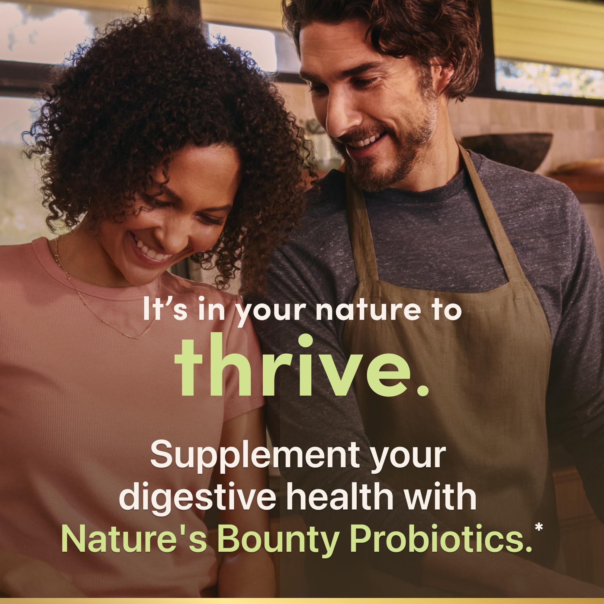 Nature’s Bounty Probiotic 10, Ultra Strength Daily Probiotic Supplement, Support for Digestive, Immune and Upper Respiratory Health, 1 Pack, 30 Capsules