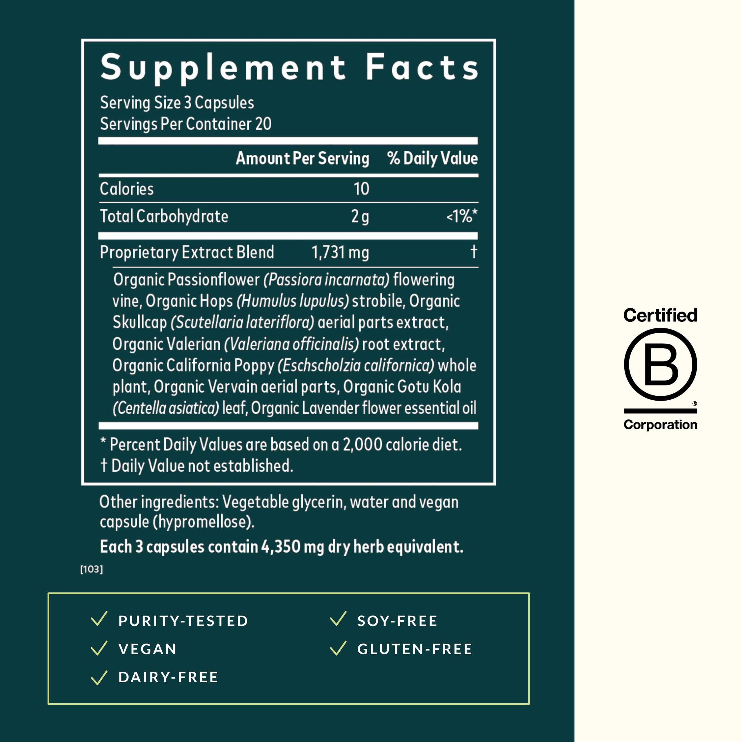 Gaia Herbs Sound Sleep - Natural Sleep Support to Promote Calm & Relaxation - with Valerian Root, Passionflower & More - 60 Vegan Liquid Phyto-Capsules (20-Day Supply)