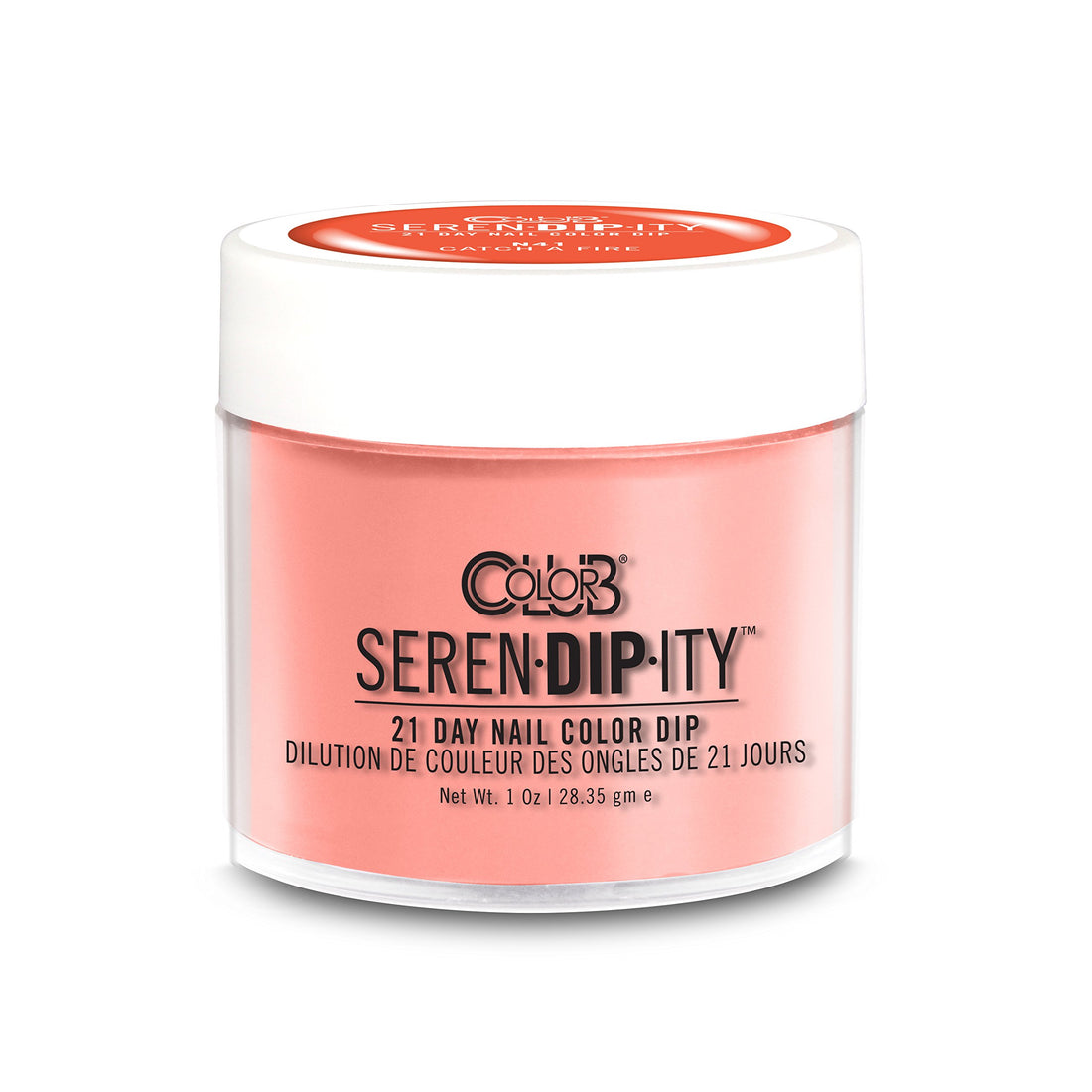 Color Club Catch A Fire Serendipity 1 Ounce Dip Color Powder- Neon, 0.5 fluid_ounces