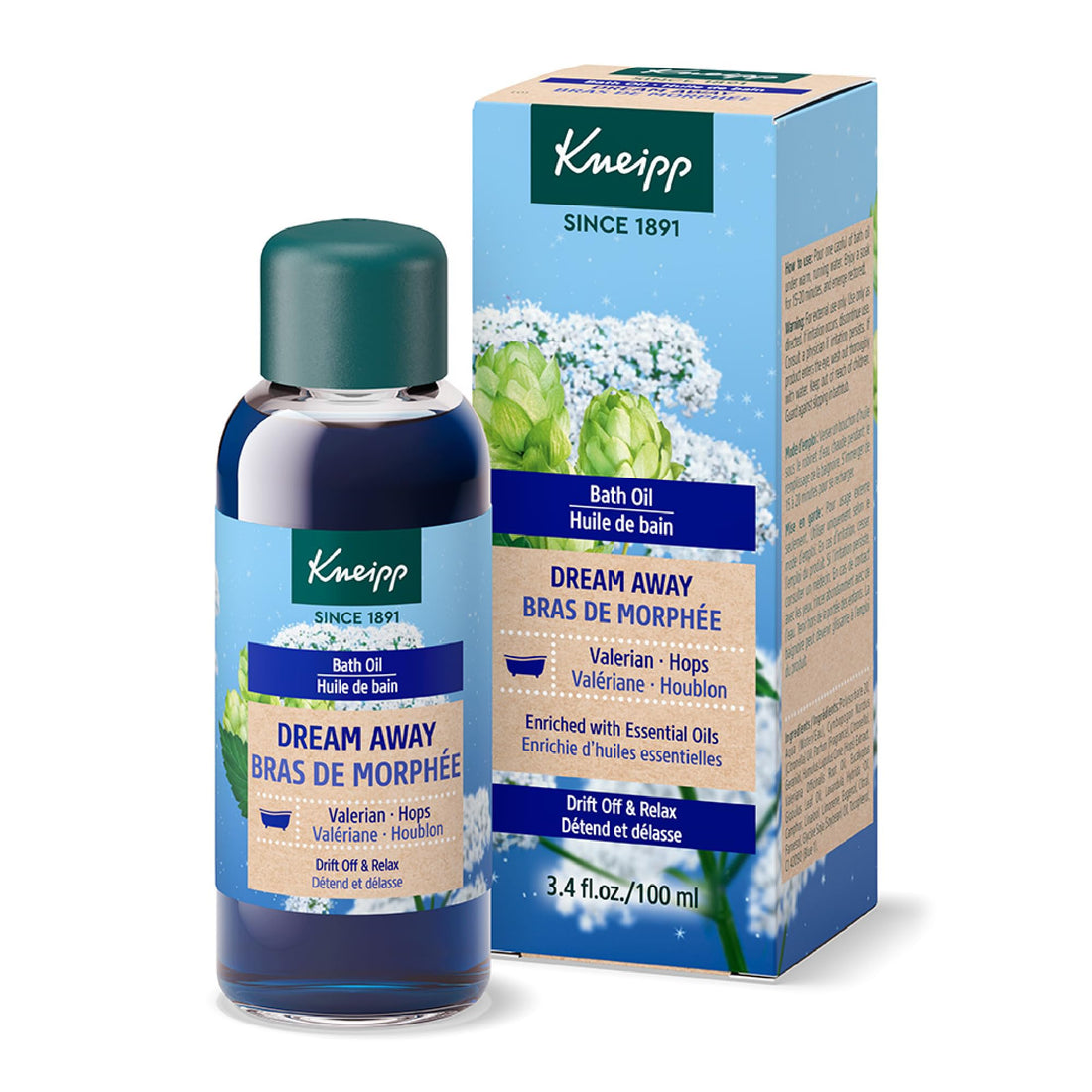 Kneipp Herbal Bath Valerian & Hops Sweet Dreams Bath Oil 100ml