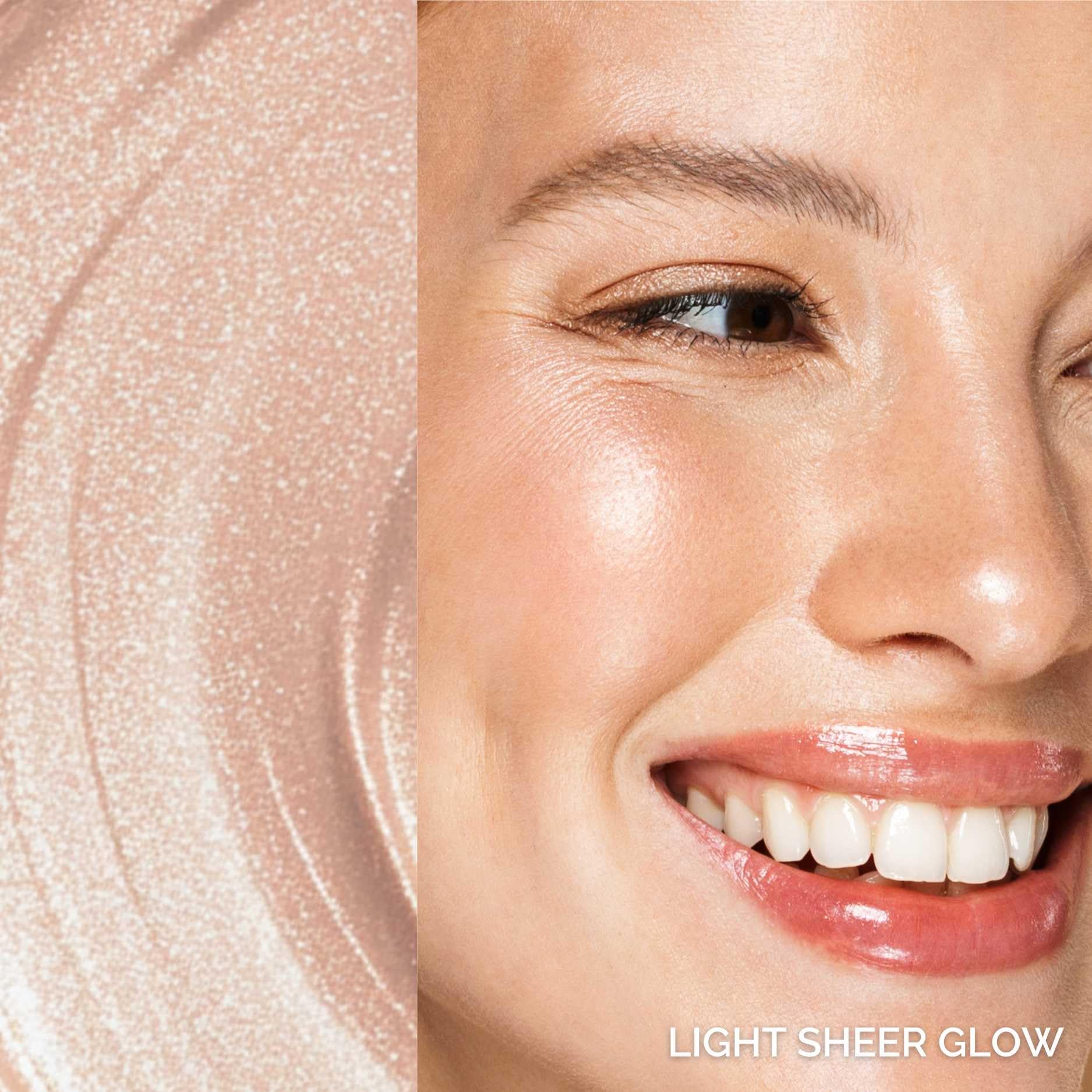 Elizabeth Mott Thank Me Later Glow Enhancer & Primer – Dermatologist & Allergy Tested – Illuminating Makeup Base & Highlighter for a Natural Glow – Vegan, Cruelty-Free - Light Sheer Glow Shade, 30g