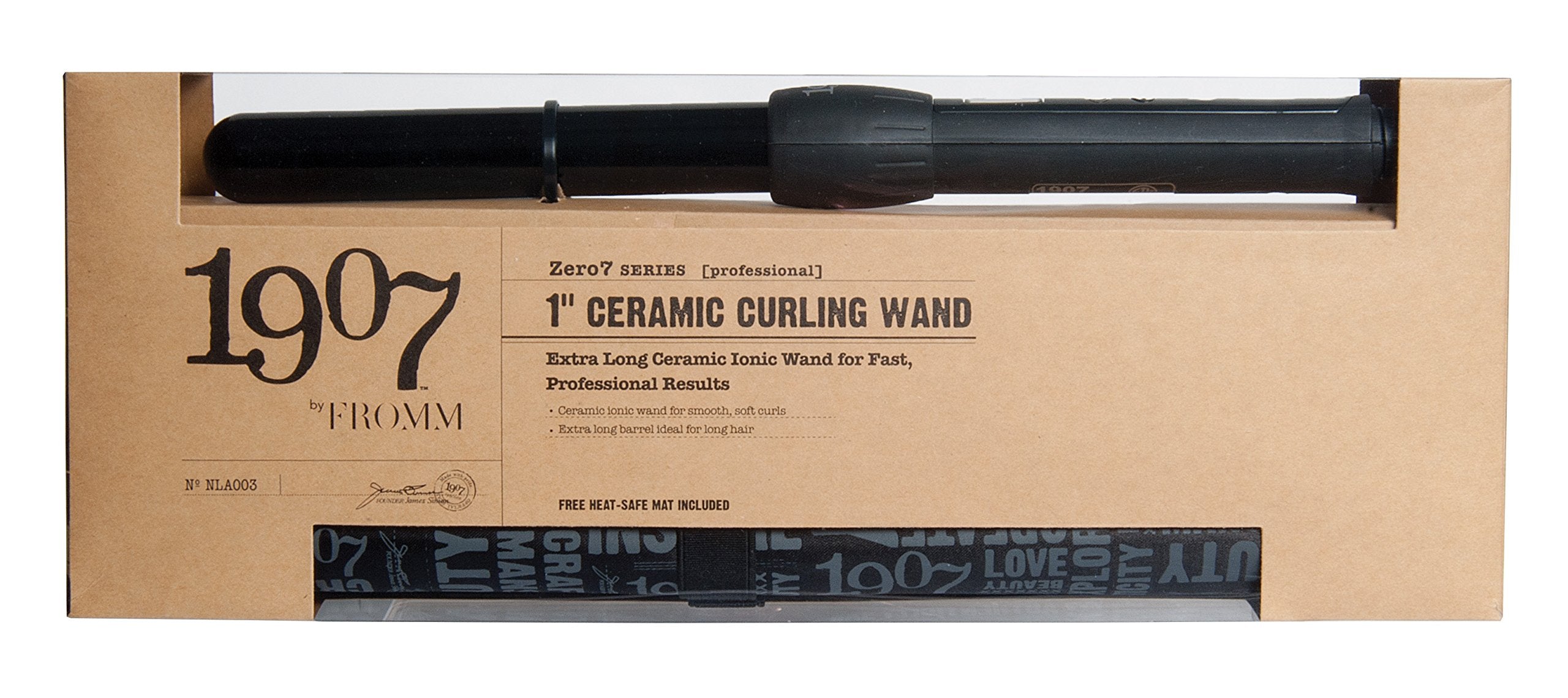 1907 Ceramic Curling Wand, 1 Inch, 0.513 Pound by 1907