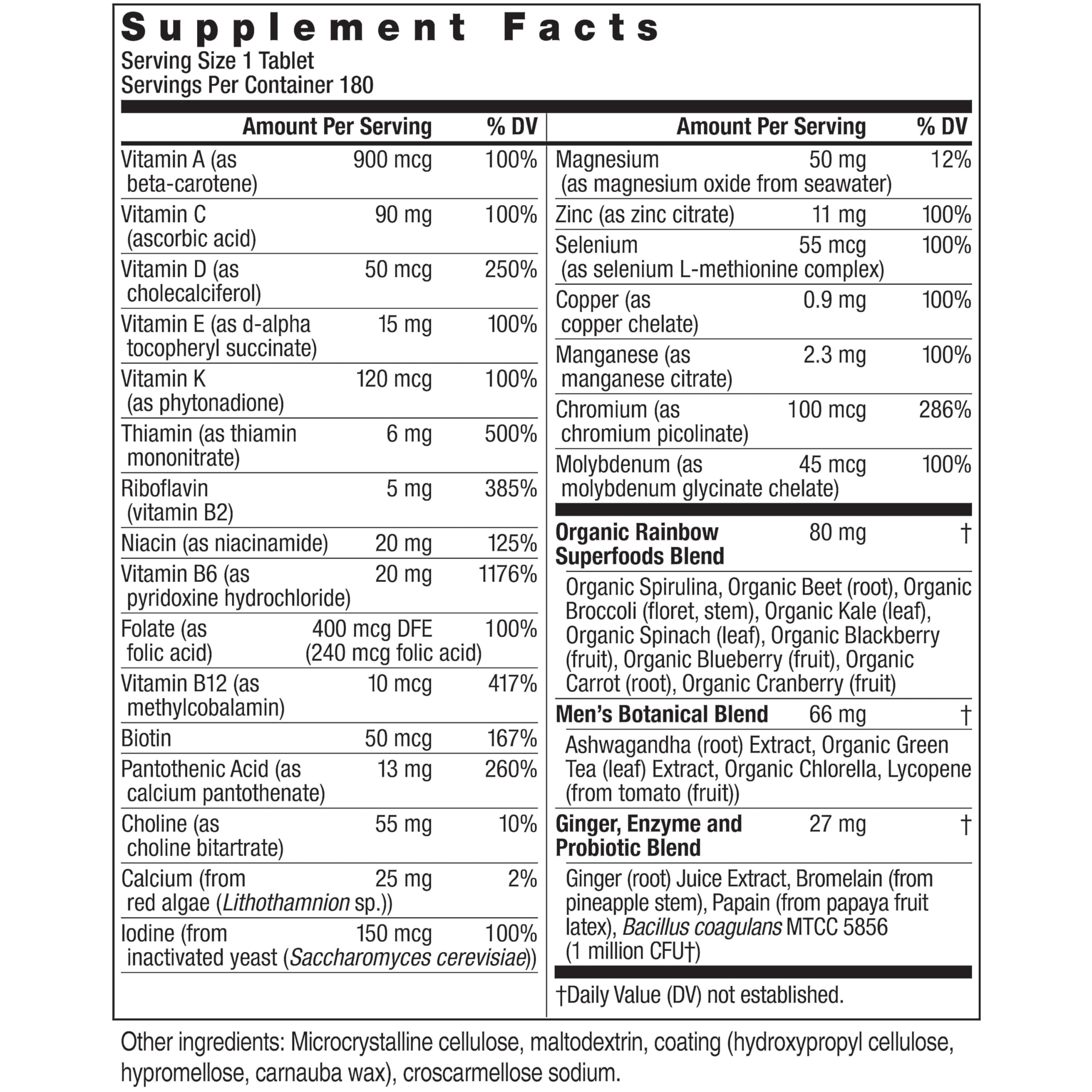 Rainbow Light Multivitamin for Women 50+, Vitamin C, D & Zinc, Probiotics, Women’s One 50+ Multivitamin Provides High Potency Immune Support, Non-GMO, Vegetarian, 150 Tablets