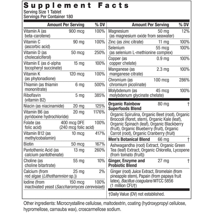 Rainbow Light Multivitamin for Women 50+, Vitamin C, D & Zinc, Probiotics, Women’s One 50+ Multivitamin Provides High Potency Immune Support, Non-GMO, Vegetarian, 150 Tablets