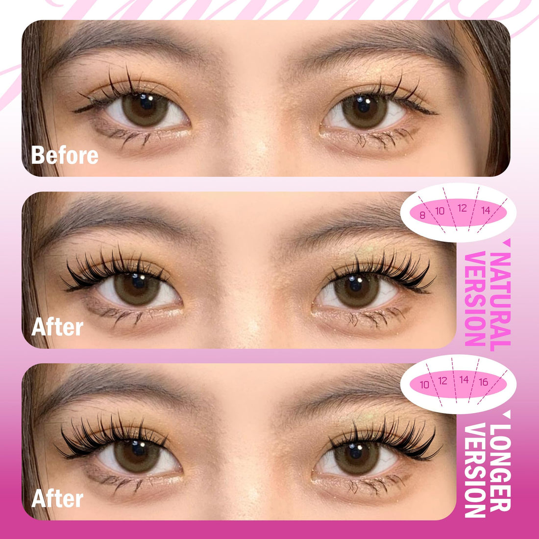 JIMIRE Lash Clusters Kit Manga Cluster Lashes Natural Look Wispy DIY Lash Extension Kit with Lash Bond and Seal Waterproof 110Pcs 8-16MM Wispy D Curl Individual Lashes Wet-Look Eyelash Extension