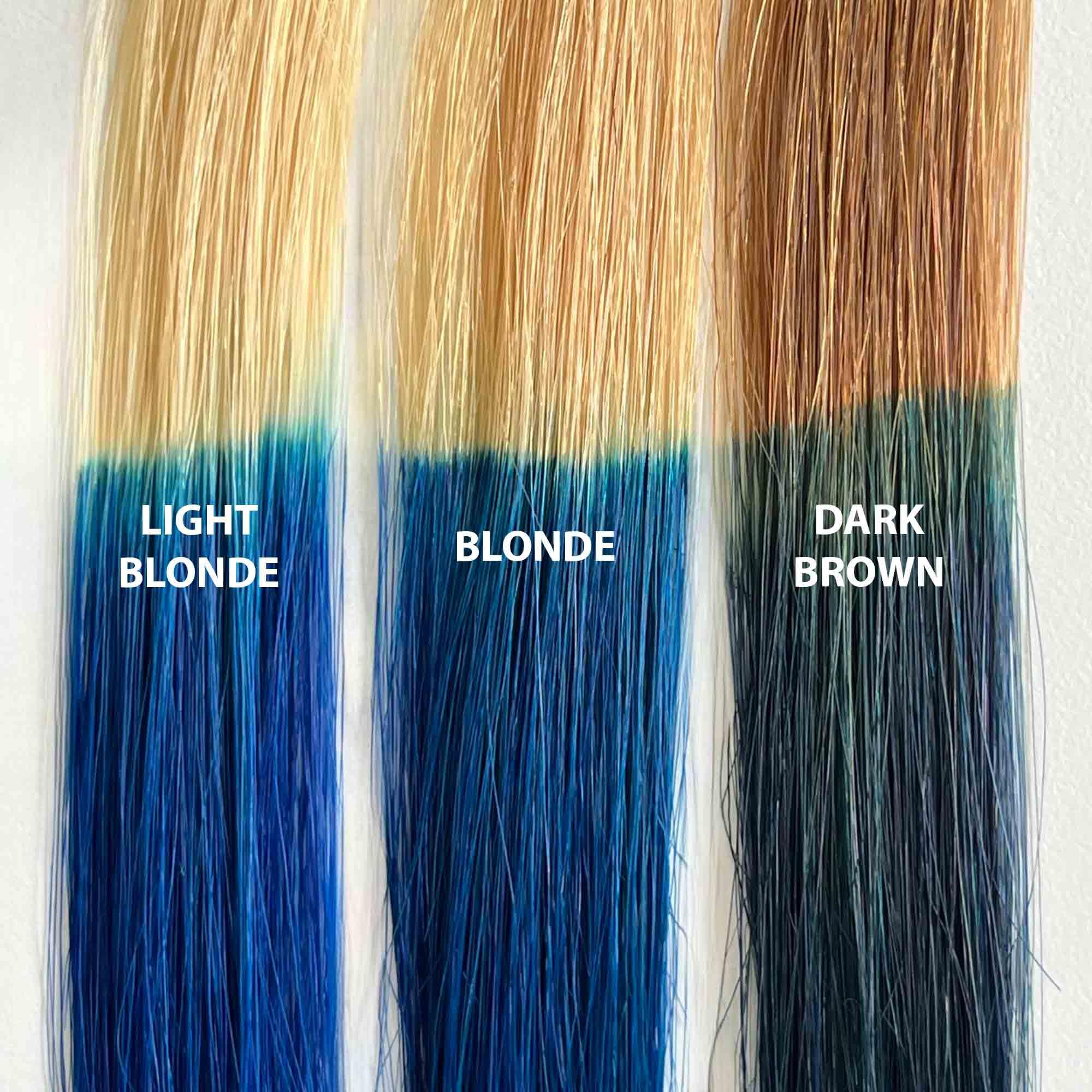 IROIRO Premium Natural Semi-Permanent Hair Color 340 Neon Blue (4oz)