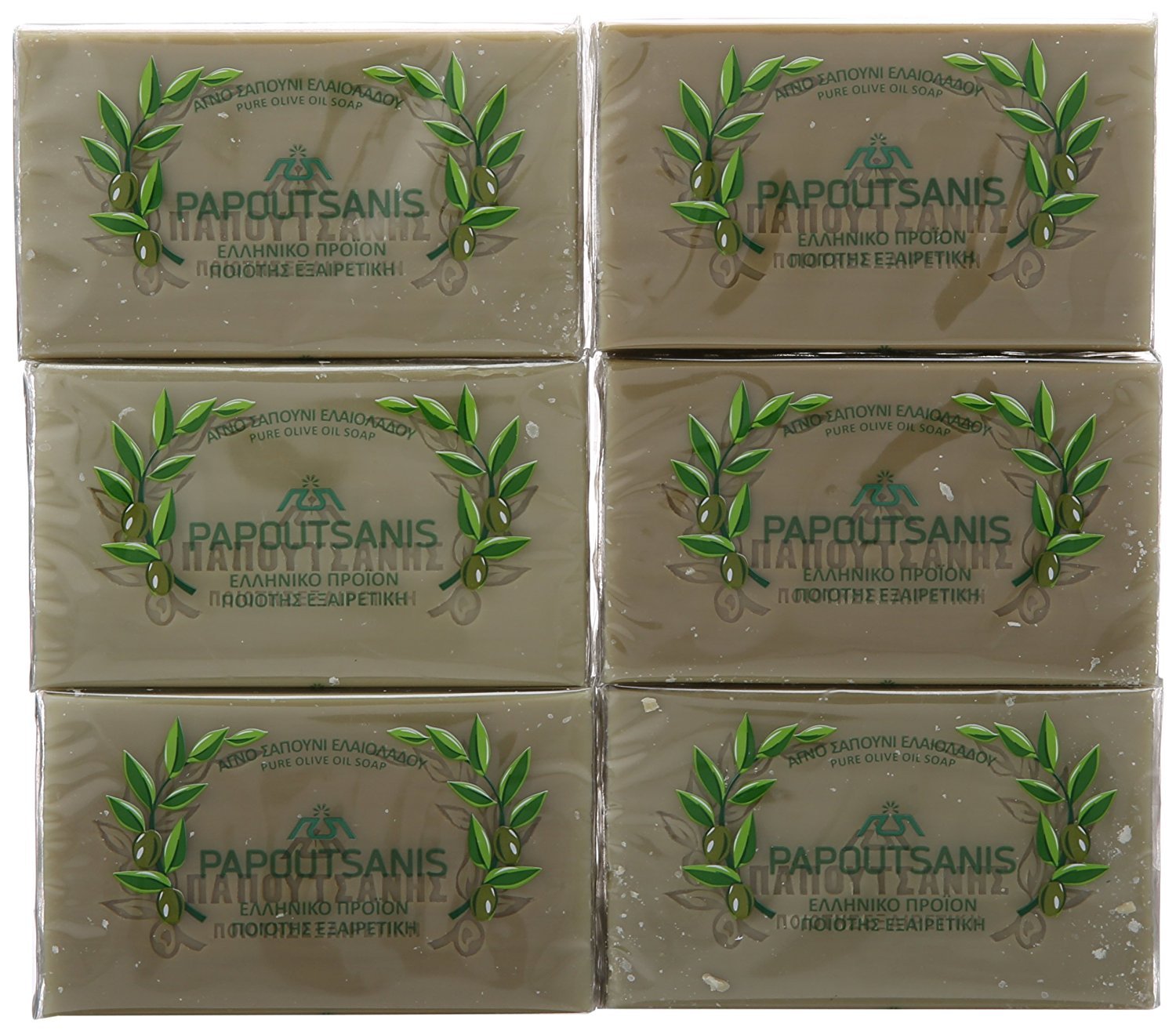 Olive Oil Soap Papoutsanis CASE (6 x 125g)