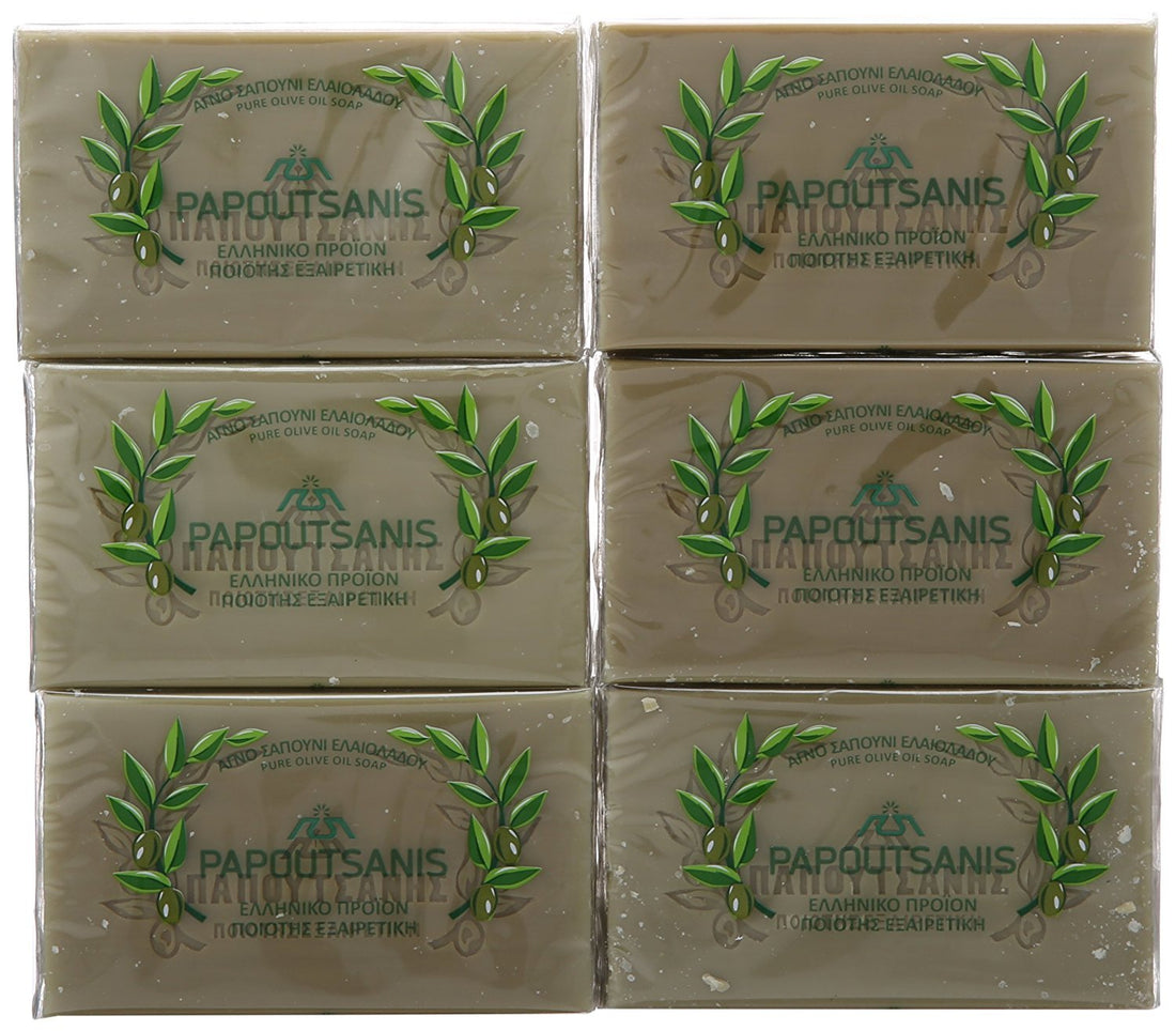 Olive Oil Soap Papoutsanis CASE (6 x 125g)
