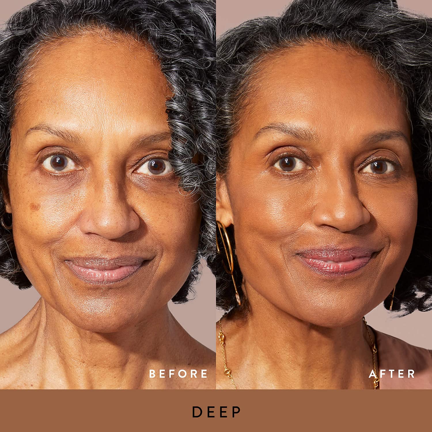 Deep : Laura Geller Double Take Baked Versatile Powder Foundation, Deep, 0.35 Ounce