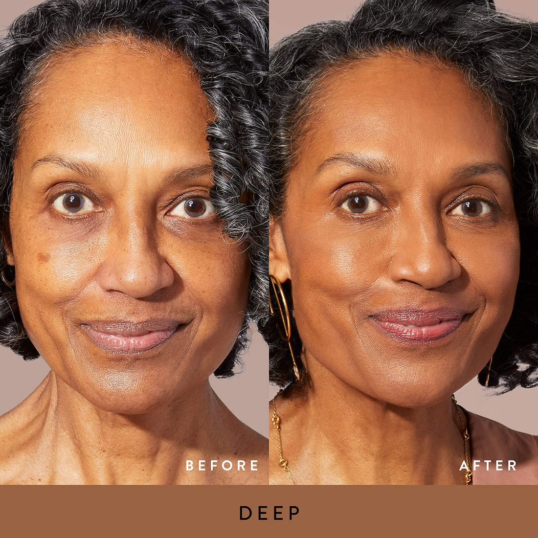 Deep : Laura Geller Double Take Baked Versatile Powder Foundation, Deep, 0.35 Ounce