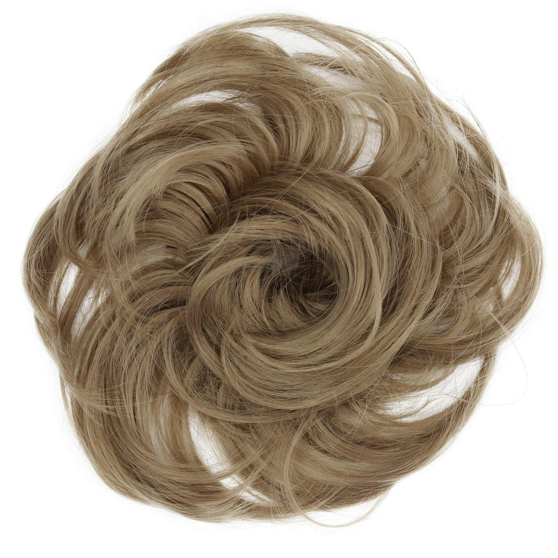 natural blonde 16 : PRETTYSHOP Scrunchie Bun Up Do Hair piece Hair Ribbon Ponytail Extensions Wavy Curly or Messy Various Colors(natural blonde 16)