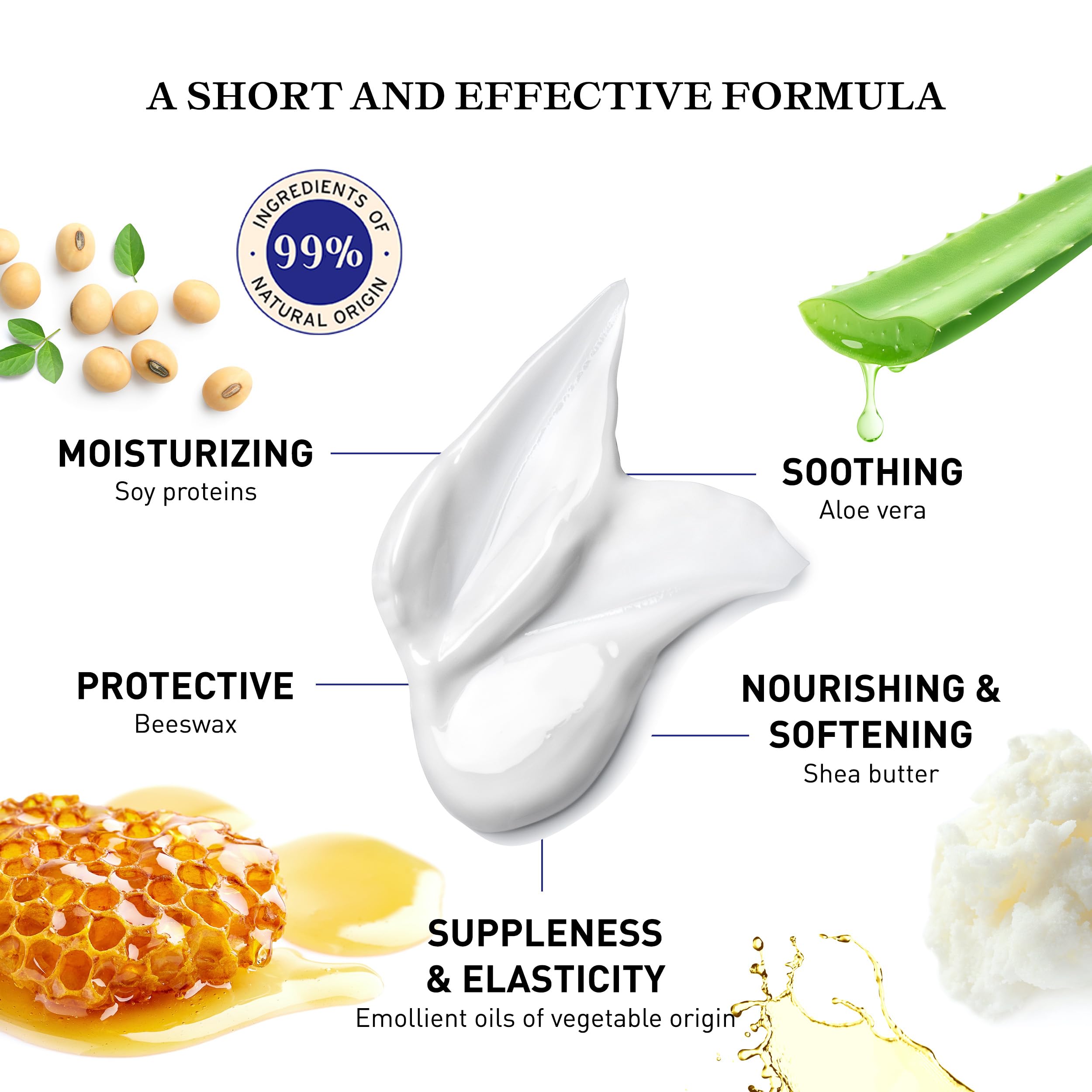 Embryolisse Lait Crème Sensitive Moisturizer. Hypoallergenic Face & Body Cream for All Skin Types With Aloe Vera & Shea Butter. Fragrance-Free & Suitable for Sensitive Skin, 3.38 Fl Oz