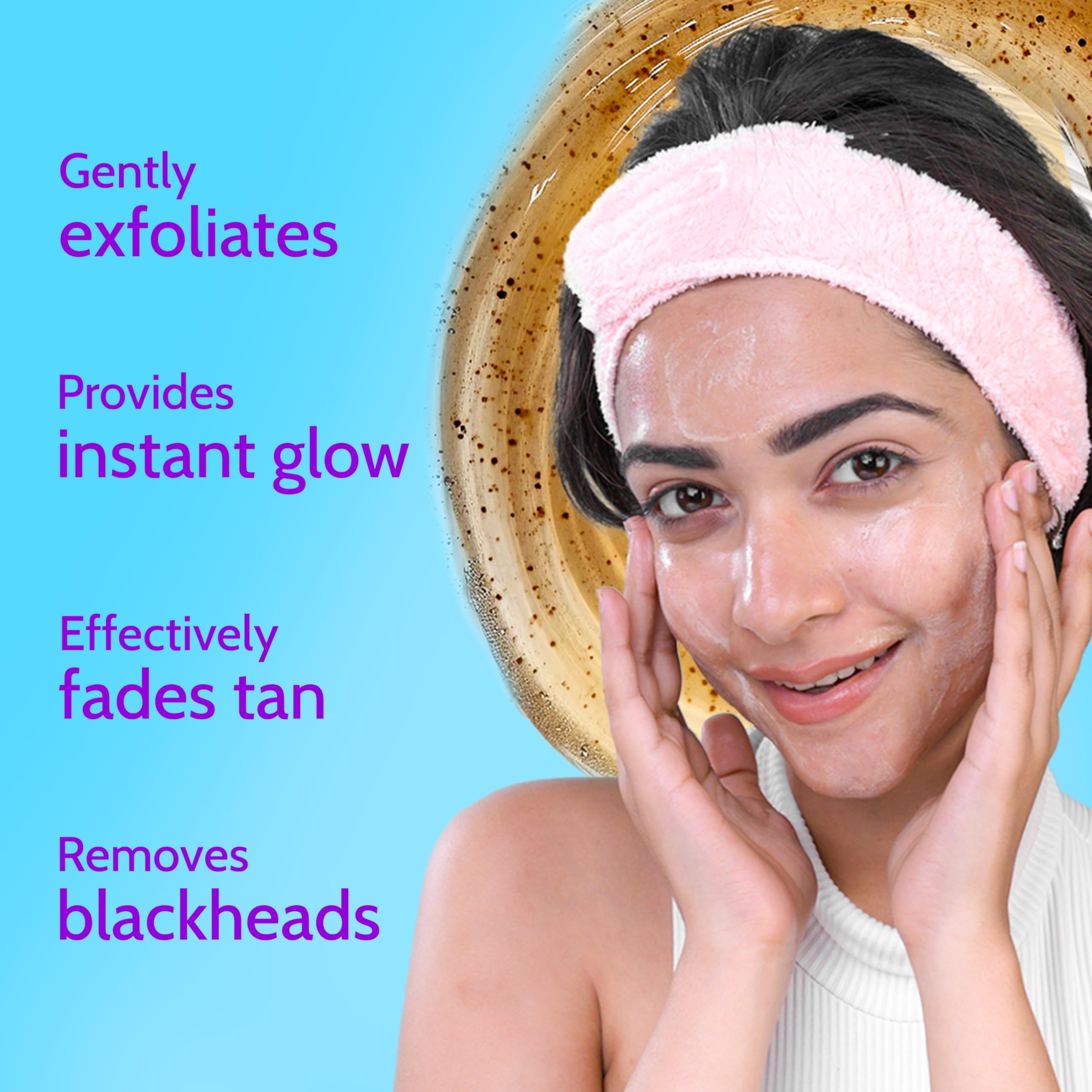 Chemist At Play Gentle Exfoliating Face Scrub with Mandelic Acid & Walnuts | Removes Dead Skin & Blackheads | Detans |Gives Instant Glow| Face Scrub for Women & Men | 100ml